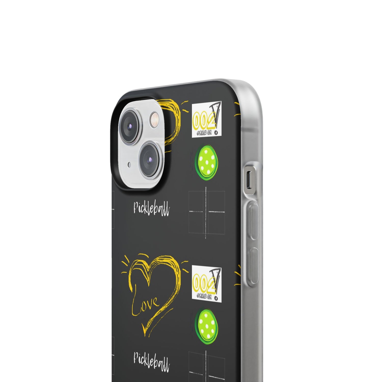 Pickleball Love Flexi iPhone Case - Stylish Phone Protection for Fashion-Forward Individuals