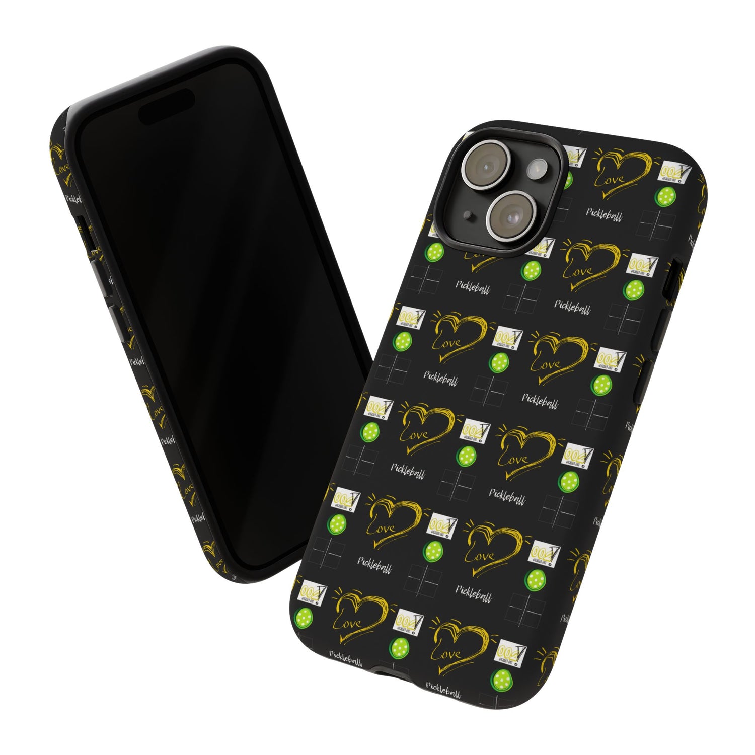 Pickleball Love Tough iPhone Case - Fun & Durable Sport Accessory