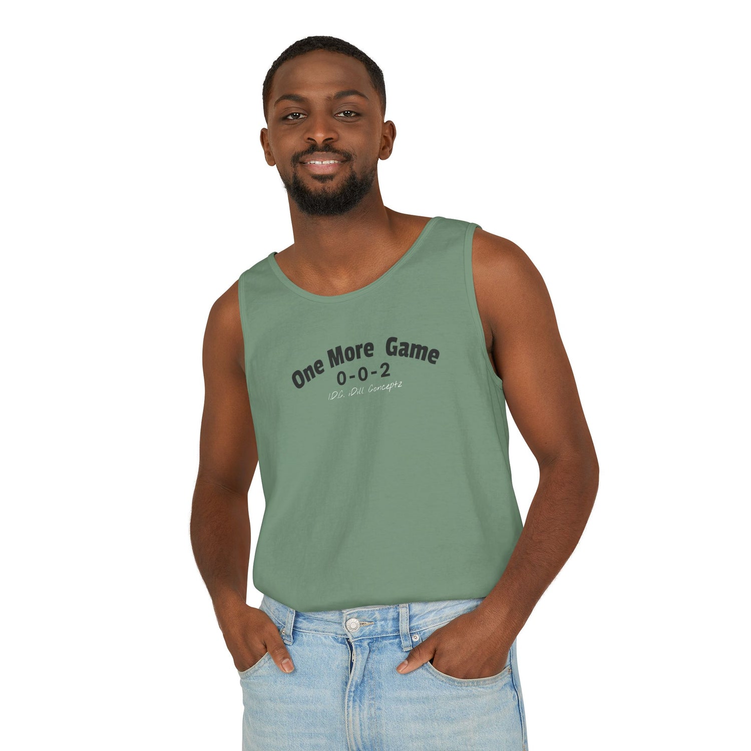 Unisex Pickleball Tank Top - 002 One More Game Design