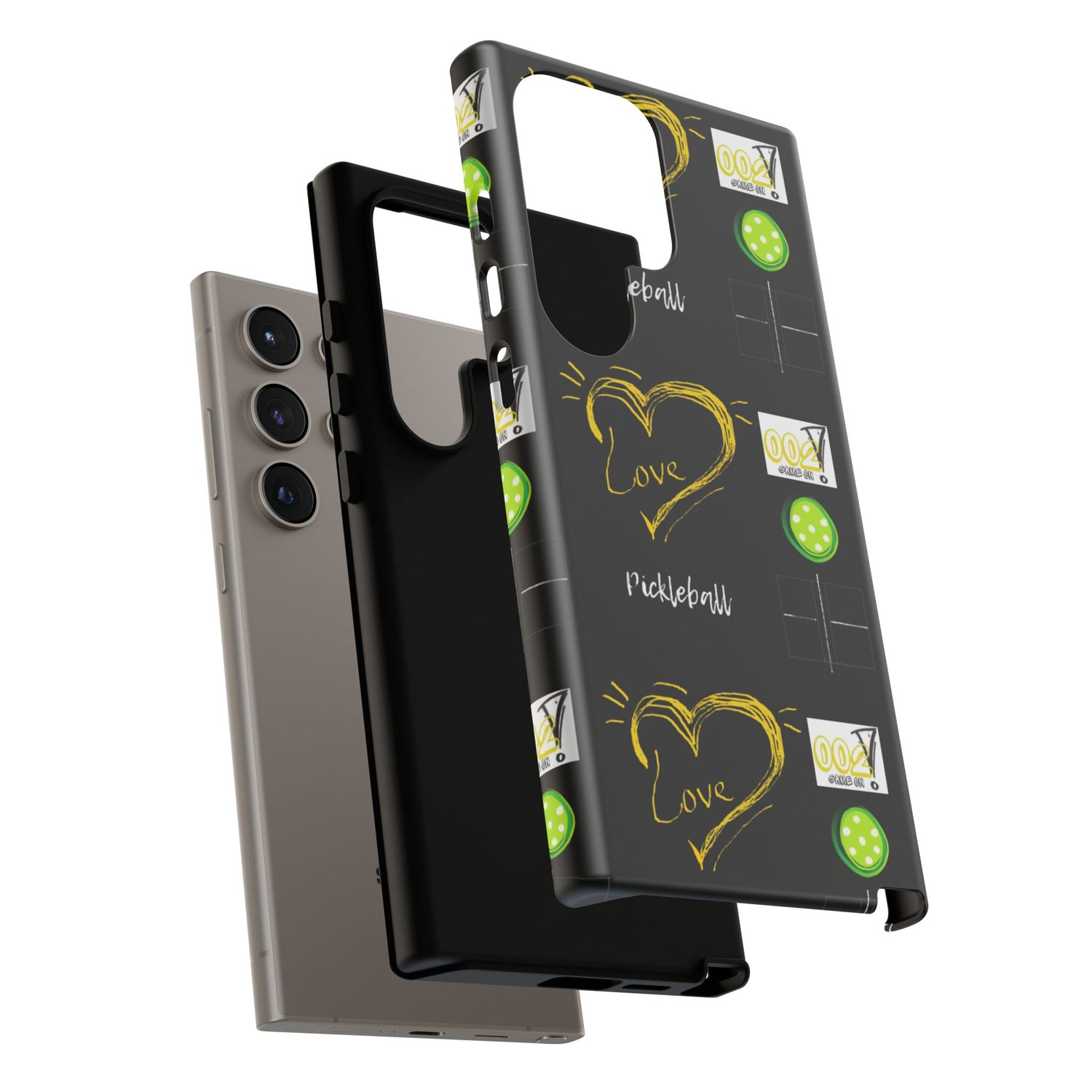Pickleball Love Tough Android Samsung Phone Case - Fun & Durable Sport Accessory