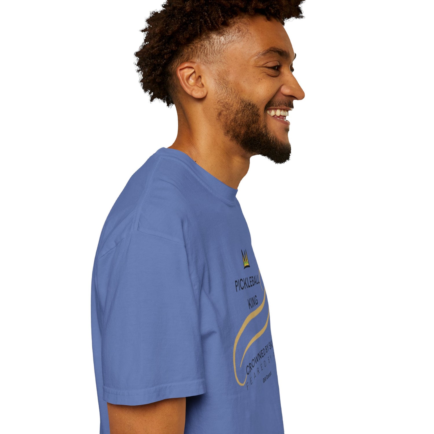 King of the Court Pickleball T-Shirt Apparel - Casual Graphic Tee for Men - Sports Lovers
