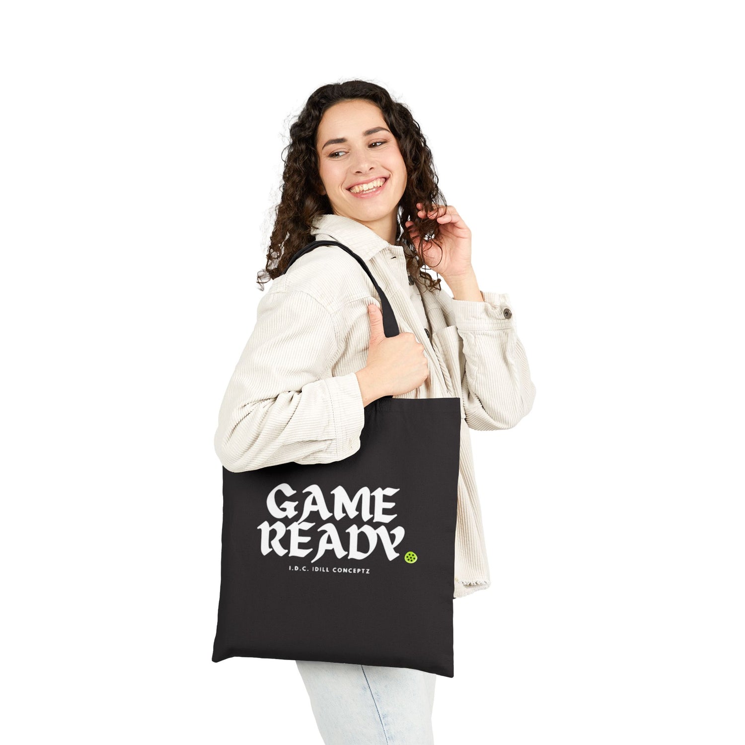 Pickleball Tote Bag - 'Game Ready' Design