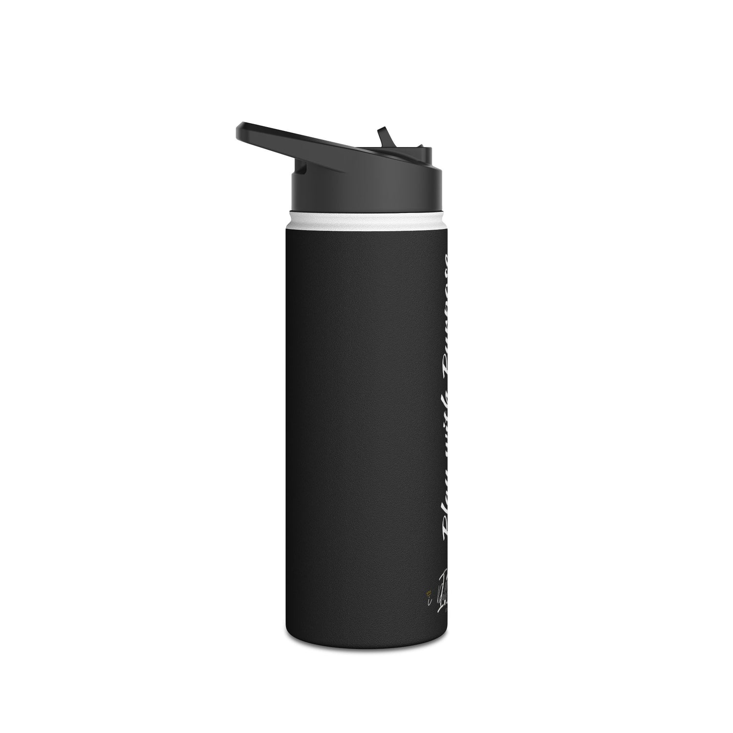 Water Bottle - Pickleball Enthusiast 'Play with Purpose Win with Passion' Design