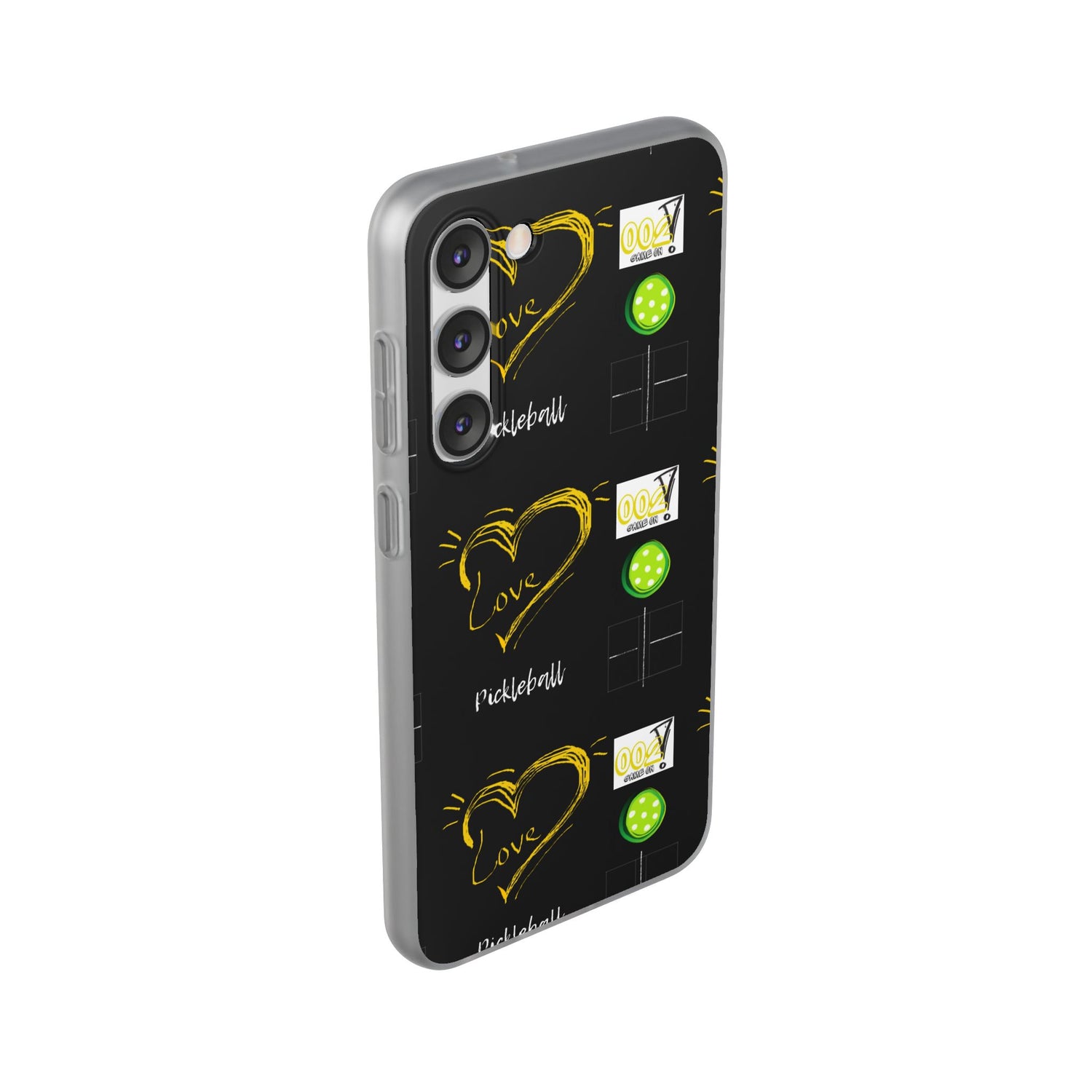 Pickleball Love Flexi Android Samsung Phone Case - Pickleball Phone Case