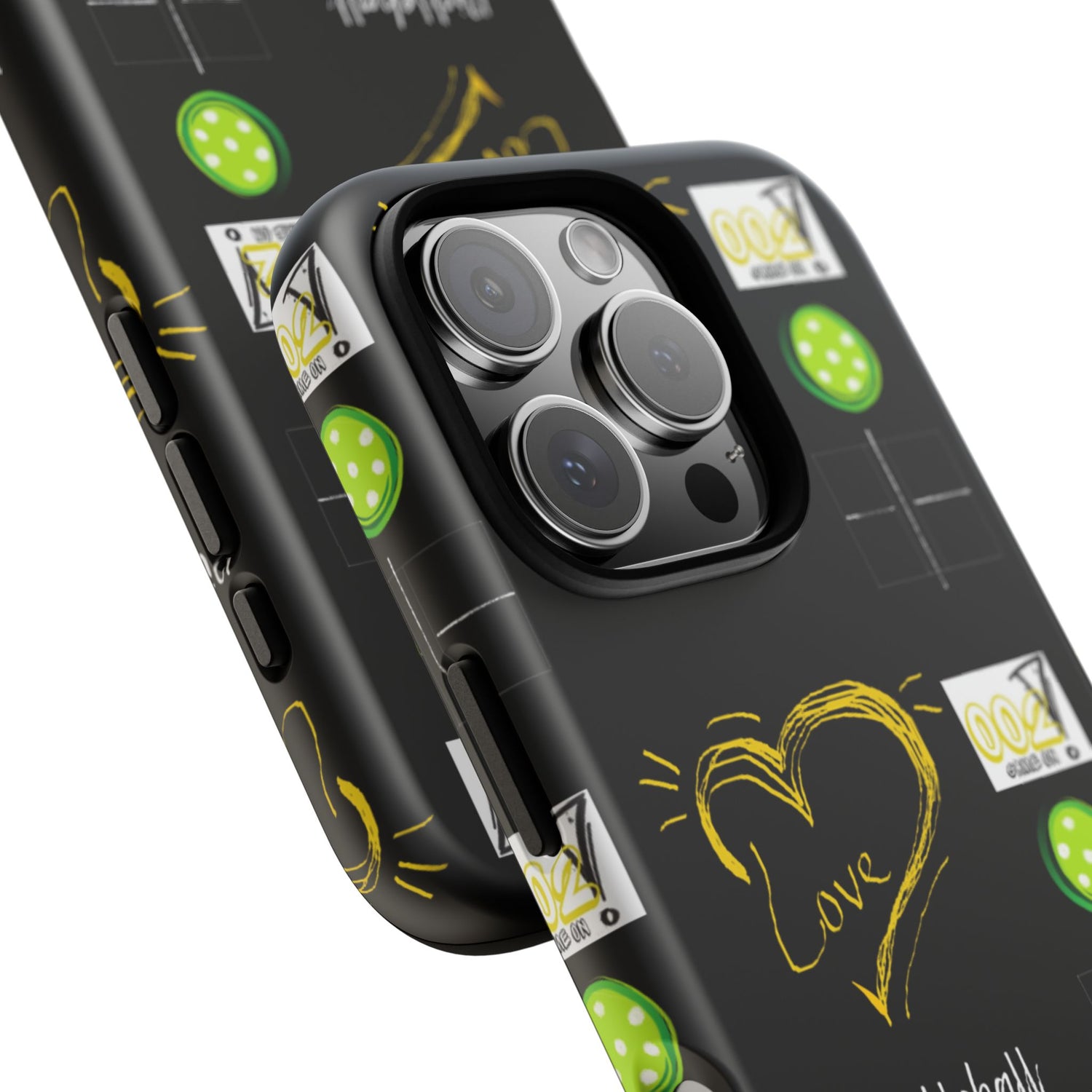 Pickleball Love Tough iPhone Case - Fun & Durable Sport Accessory
