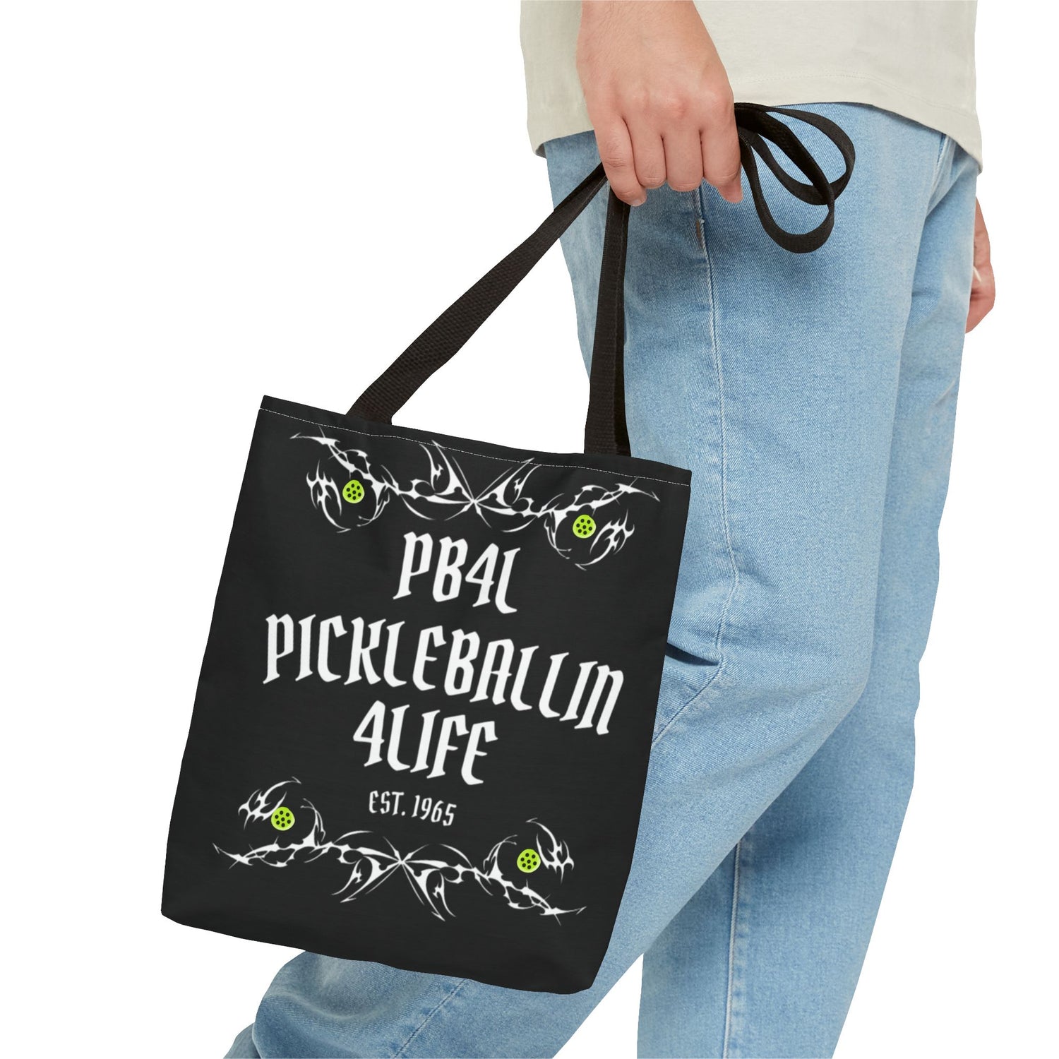 Pickleball Tote Bag - 'PB4L' Design for Enthusiasts and Players