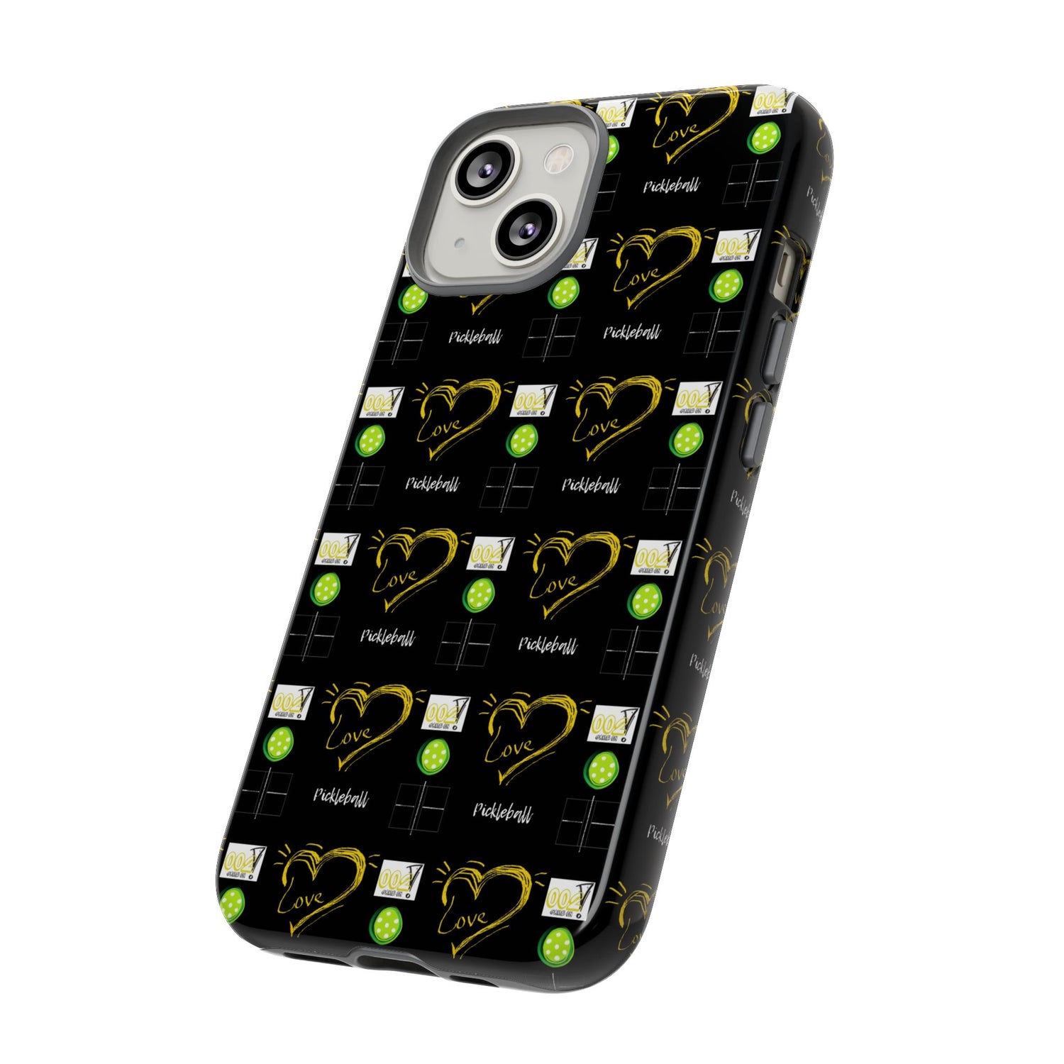 Pickleball Love Tough iPhone Case - Fun & Durable Sport Accessory