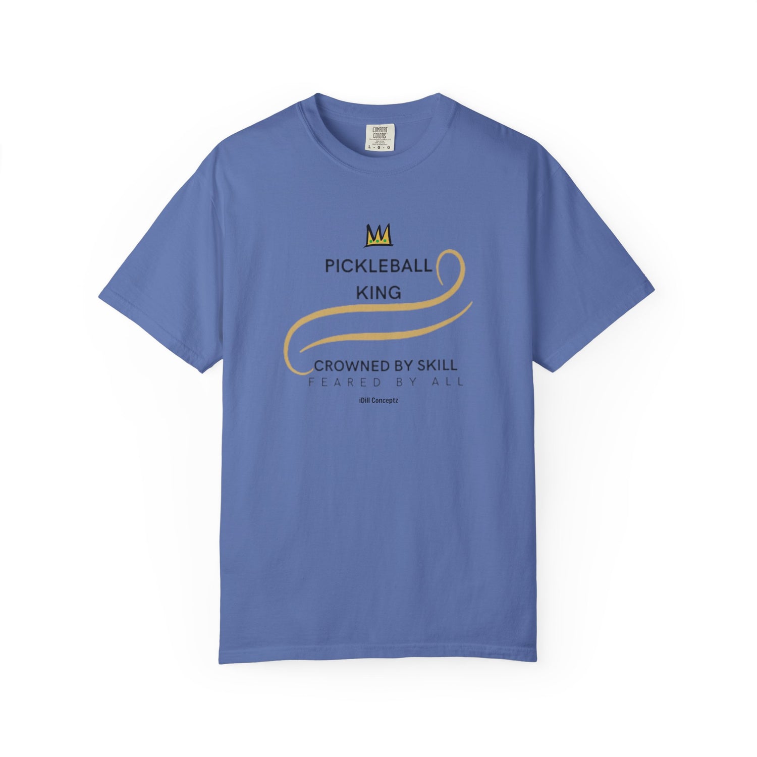 King of the Court Pickleball T-Shirt Apparel - Casual Graphic Tee for Men - Sports Lovers