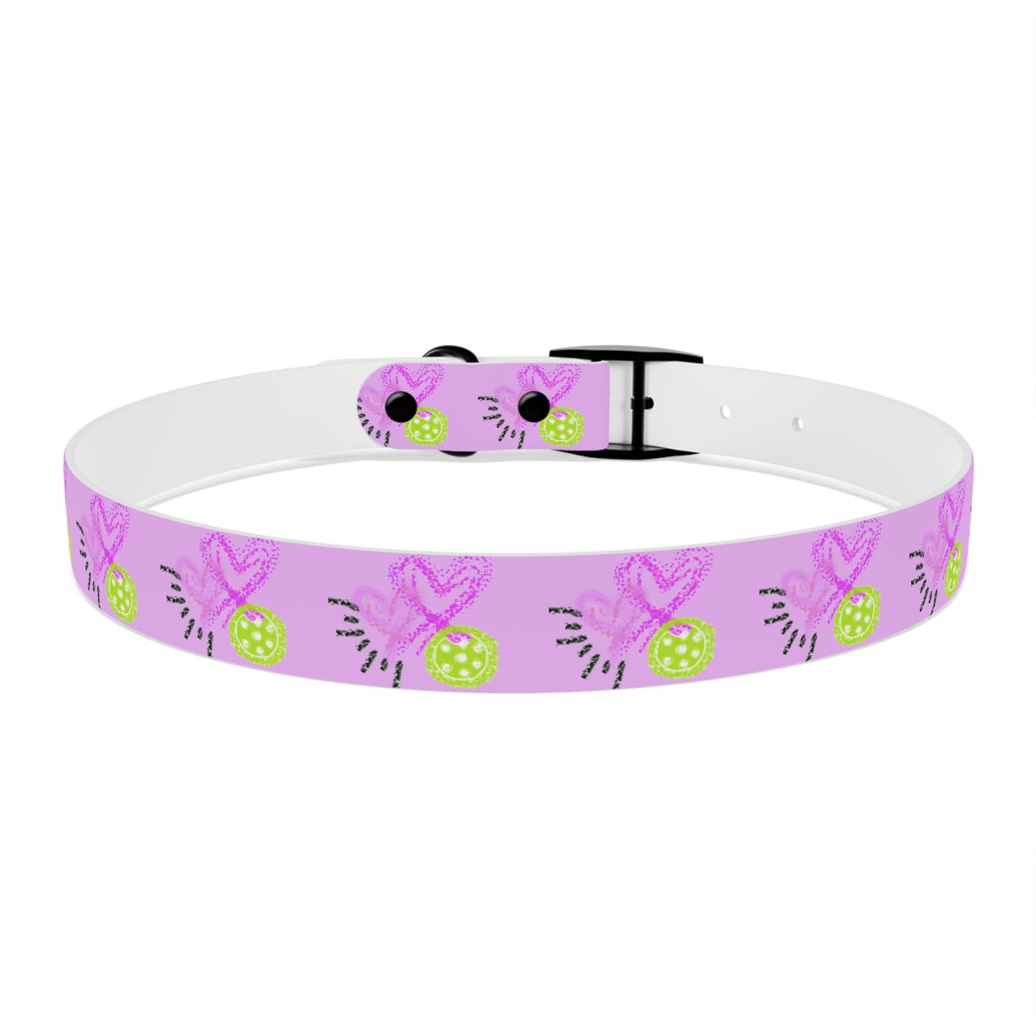 Dog Collar - Pickleball Love Unique Stand Out Design - Perfect for Pet Owners