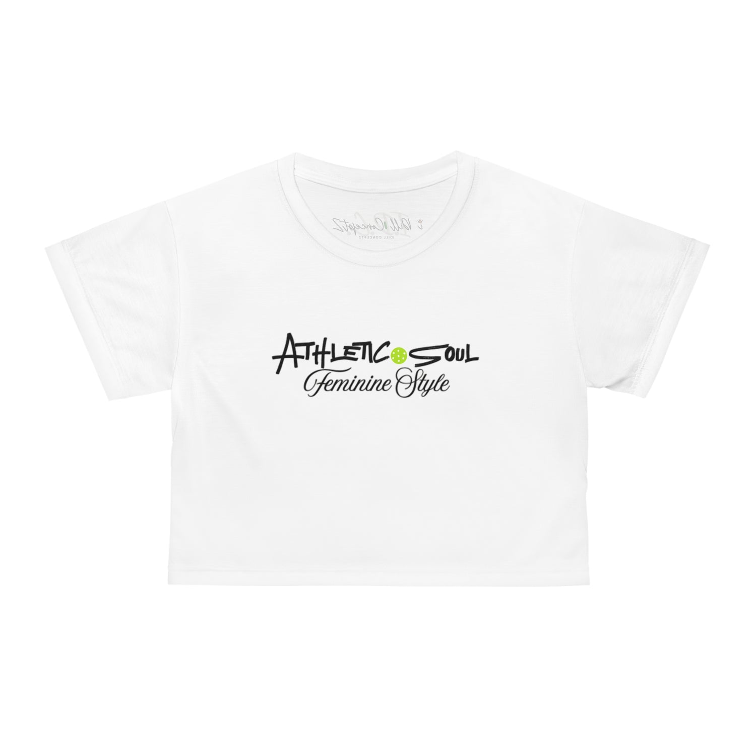 Women's Crop Top - Pickleball Athletic Soul, Feminine Style Design