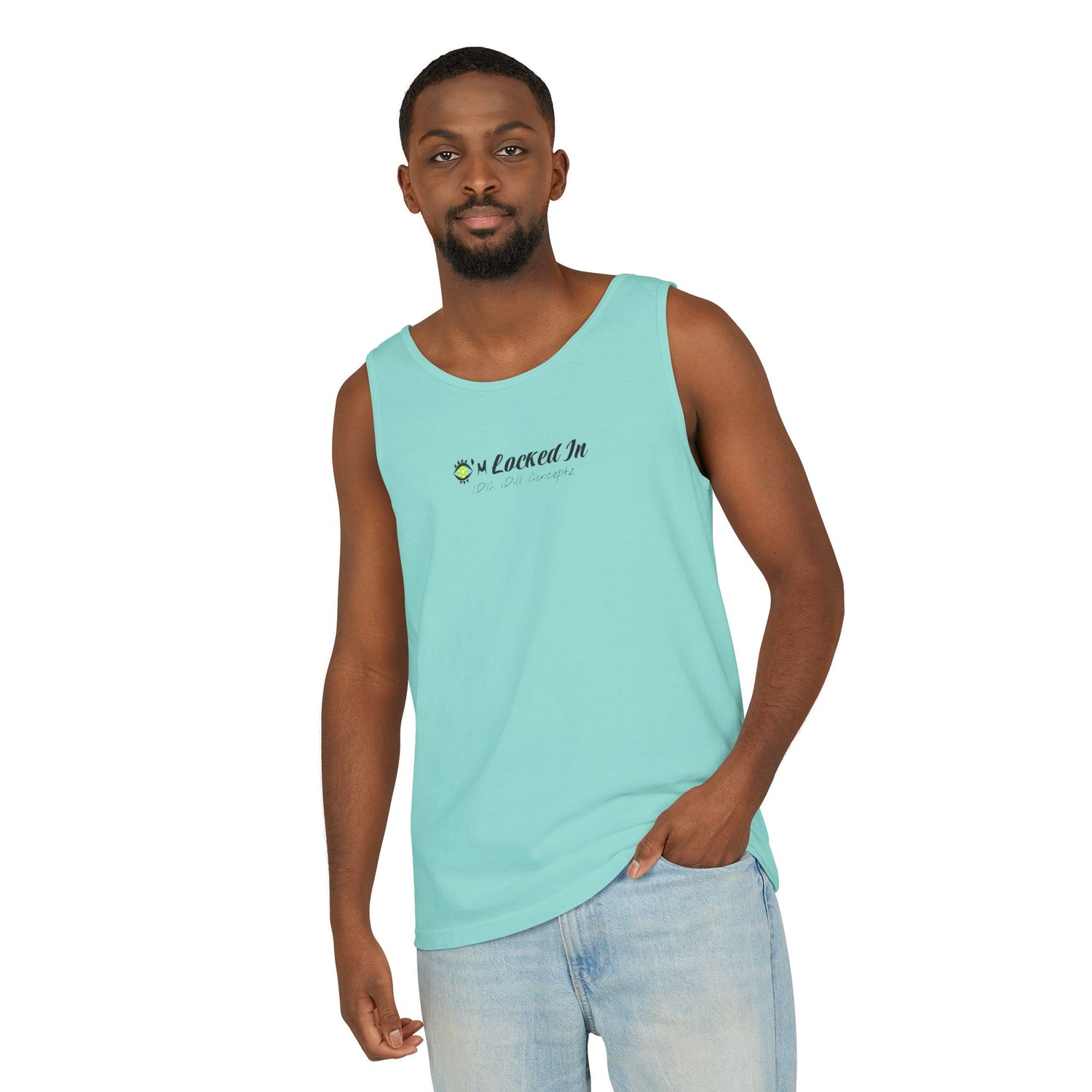 Unisex Muscle Tank Top - Pickleball I'm Locked In Design