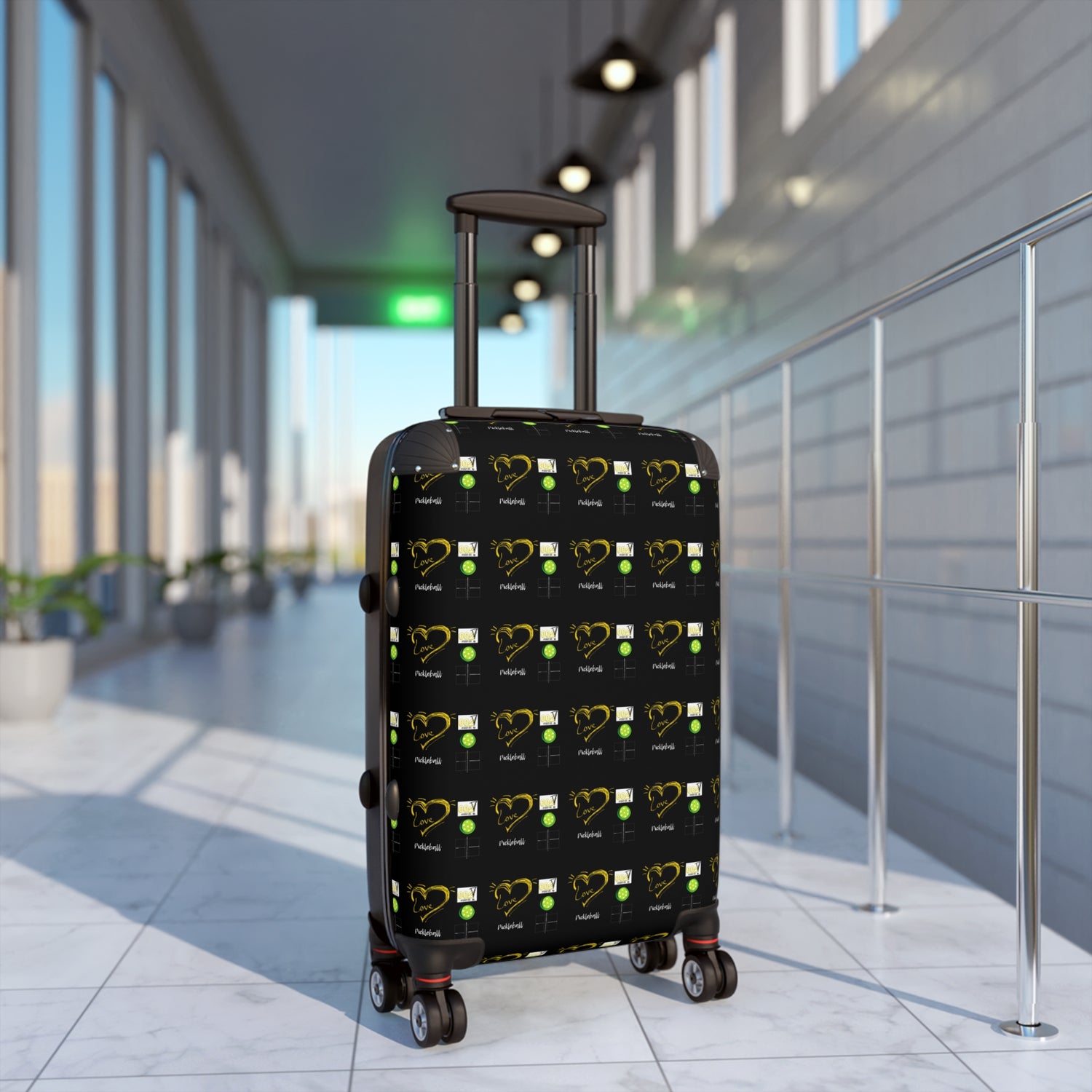 Suitcase - Pickleball Love Design for Travel Enthusiasts