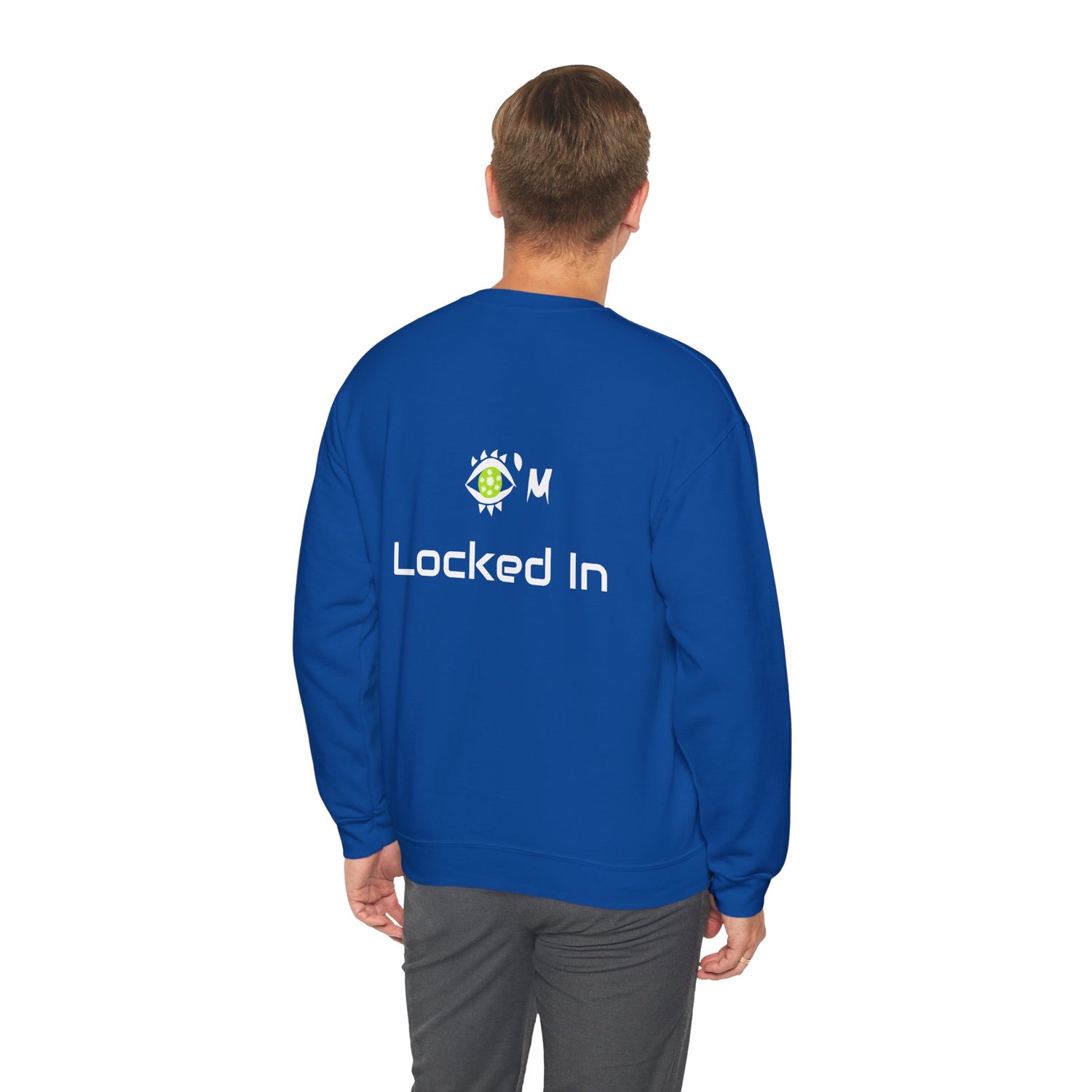 Men's Sweatshirt Apparel - 'I'm Locked In' - Men's Pickleball Crewneck