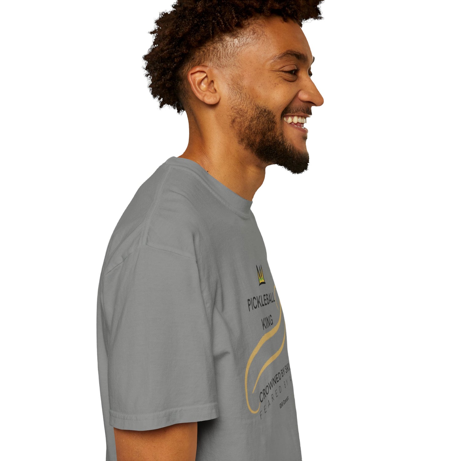 King of the Court Pickleball T-Shirt Apparel - Casual Graphic Tee for Men - Sports Lovers