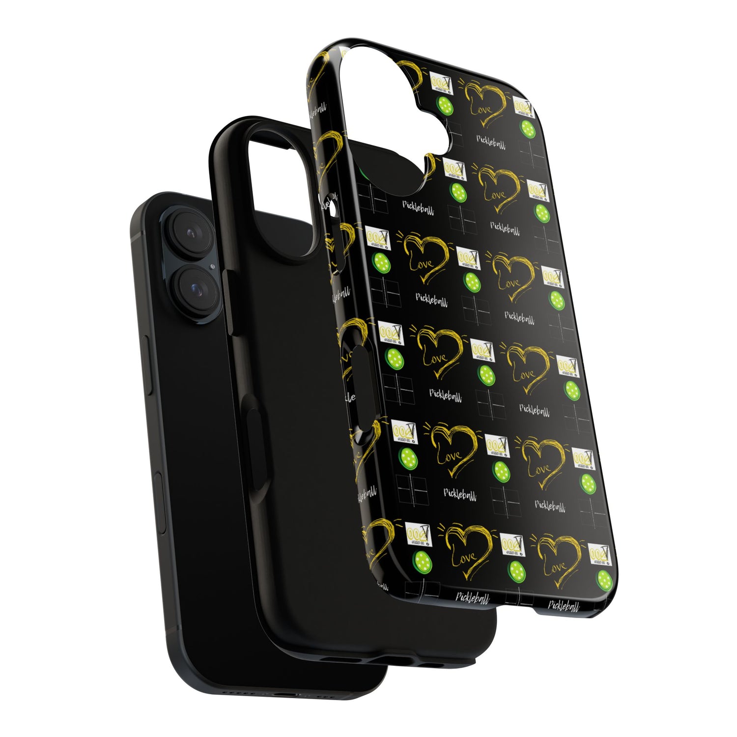 Pickleball Love Tough iPhone Case - Fun & Durable Sport Accessory