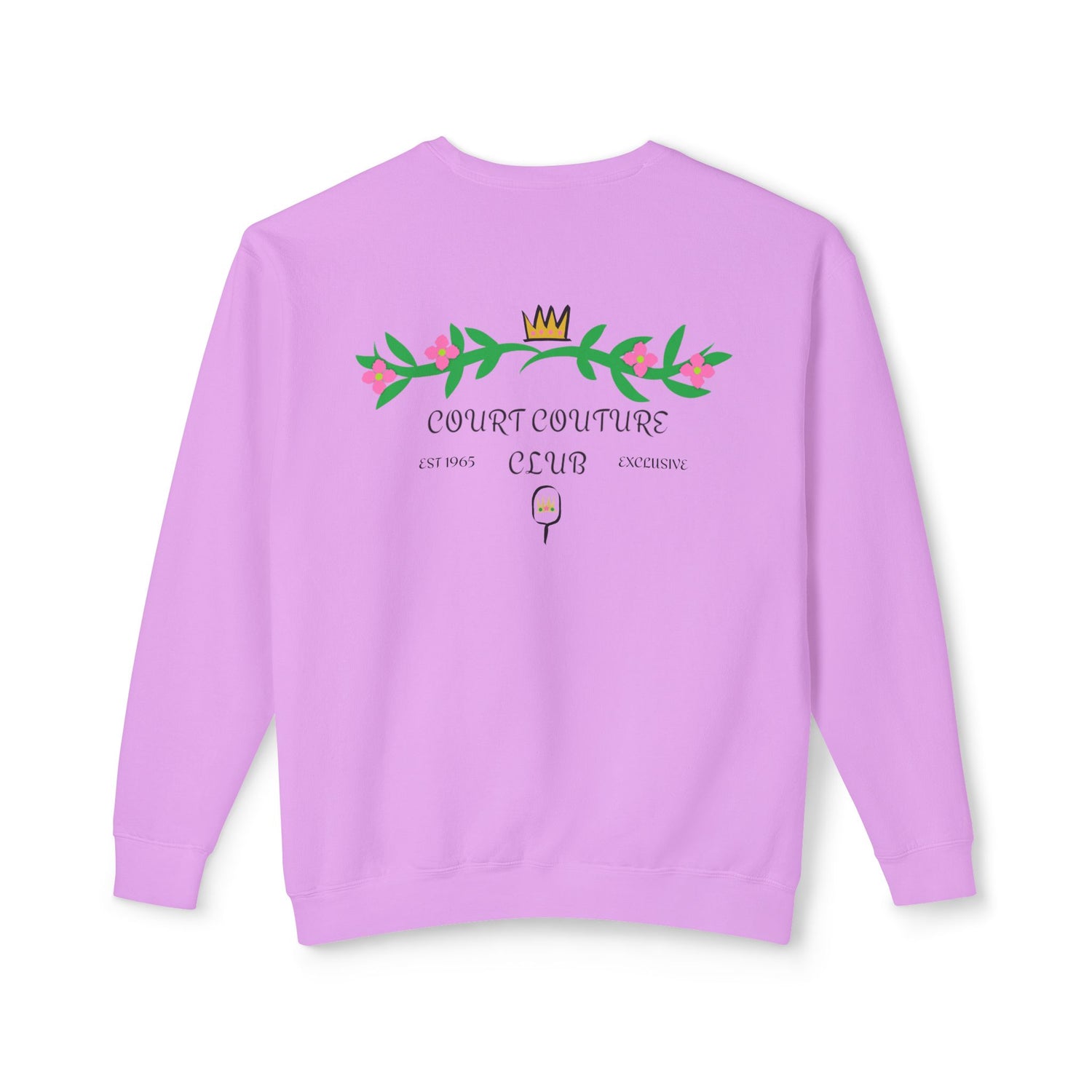 Pickleball Women's Lightweight Sweatshirt - Court Couture Club Design