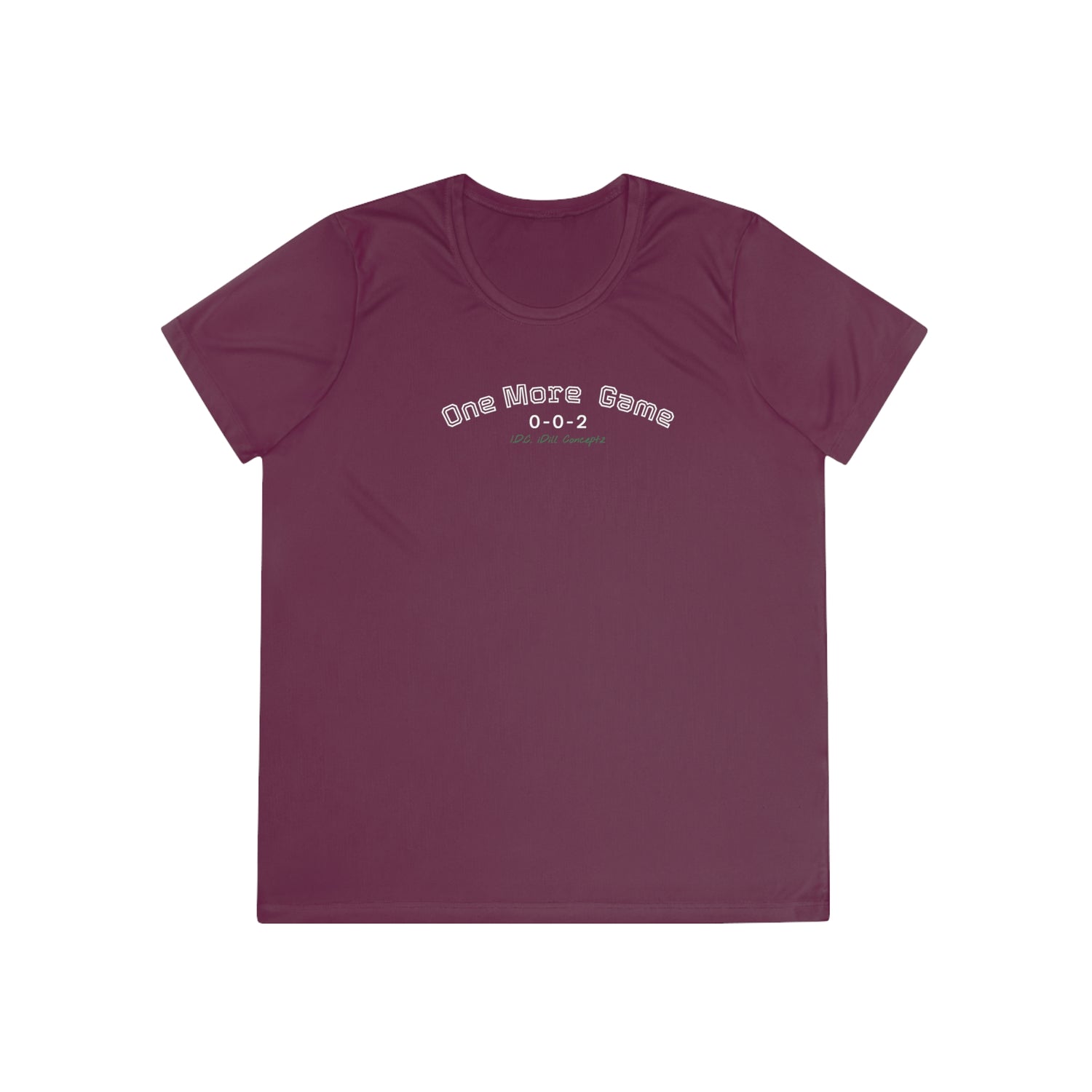 Pickleball Women's Tee - 002 One More Game Design