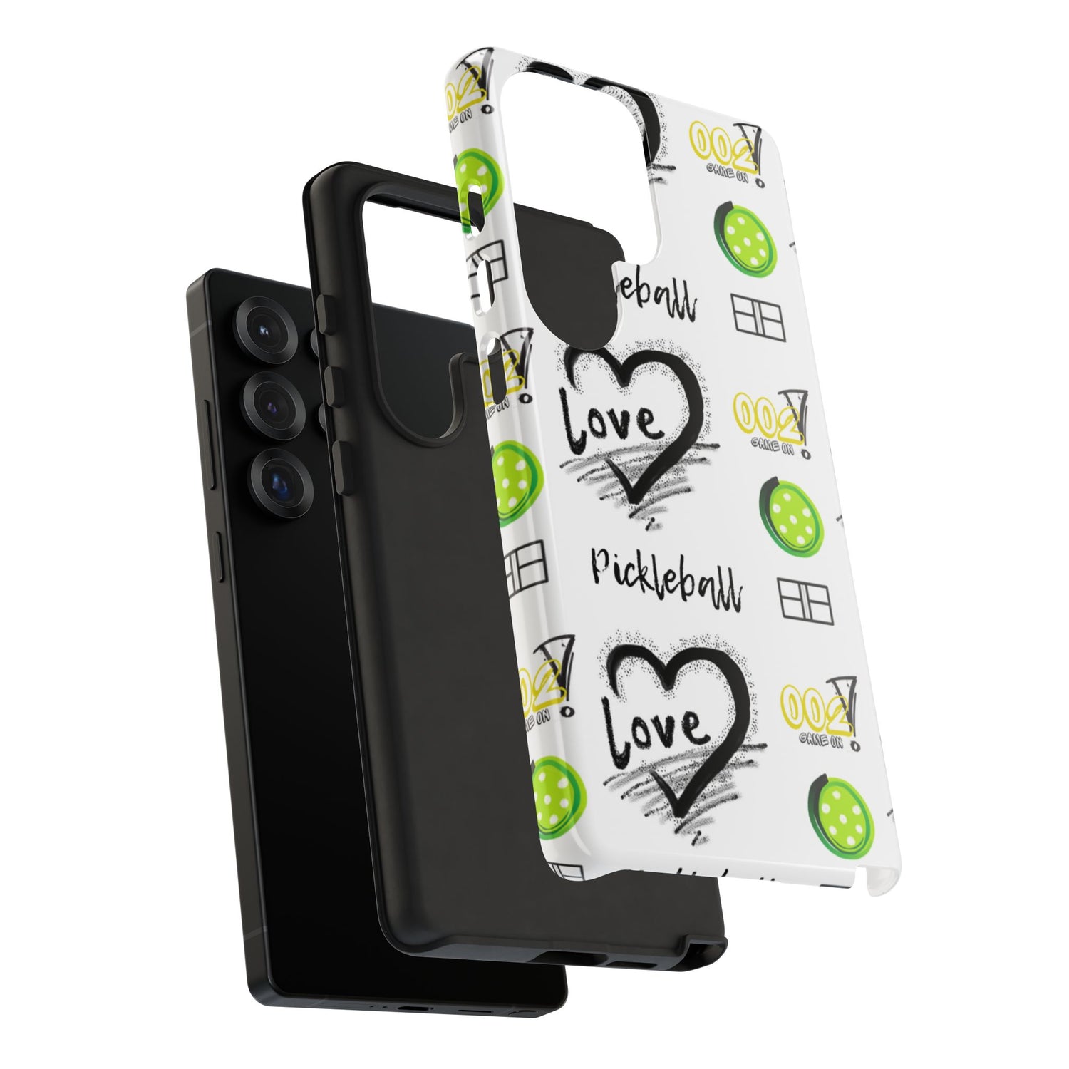 Pickleball Love Tough Android Samsung Phone Case - Fun & Durable Sport Accessory