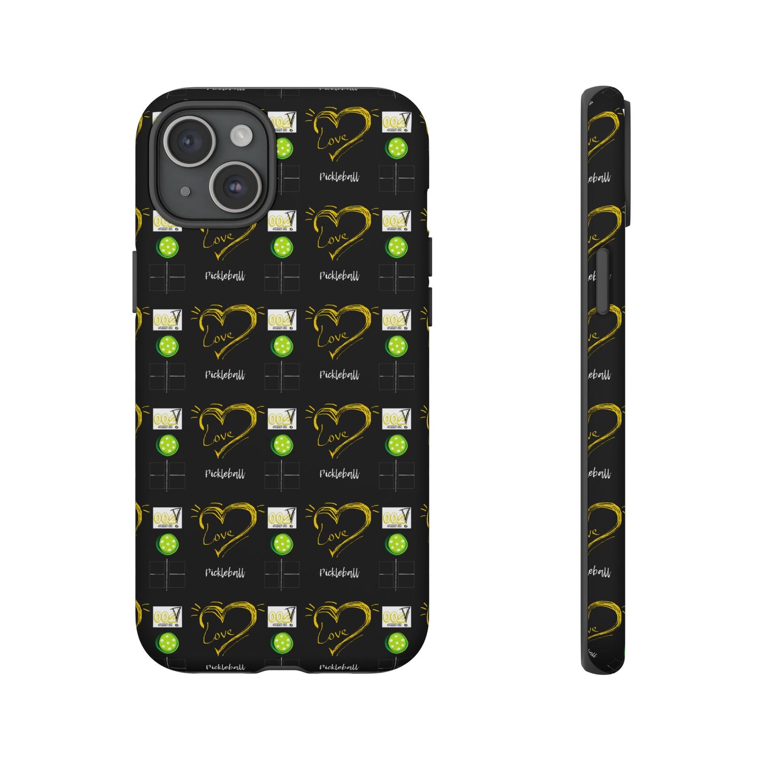 Pickleball Love Tough iPhone Case - Fun & Durable Sport Accessory
