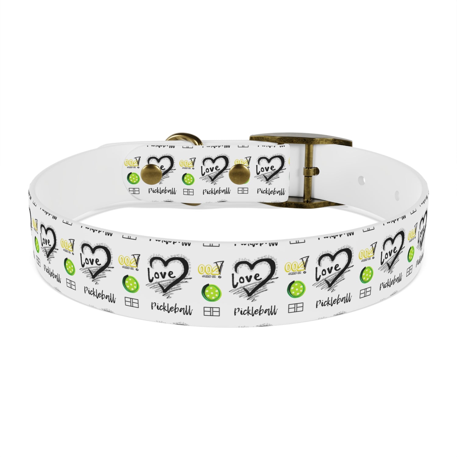 Dog Collar - Pickleball Love Unique Stand Out Design - Perfect for Pet Owners