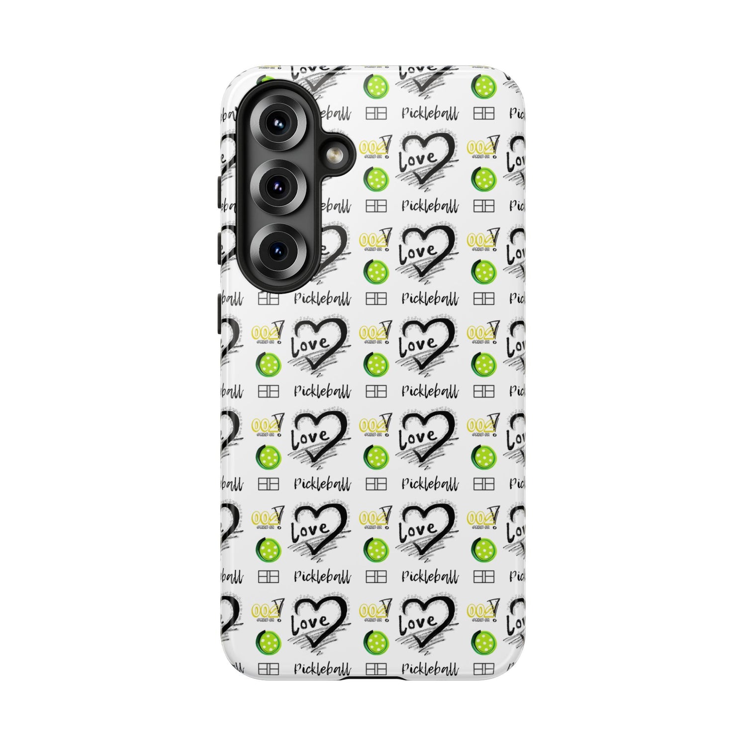 Pickleball Love Tough Android Samsung Phone Case - Fun & Durable Sport Accessory