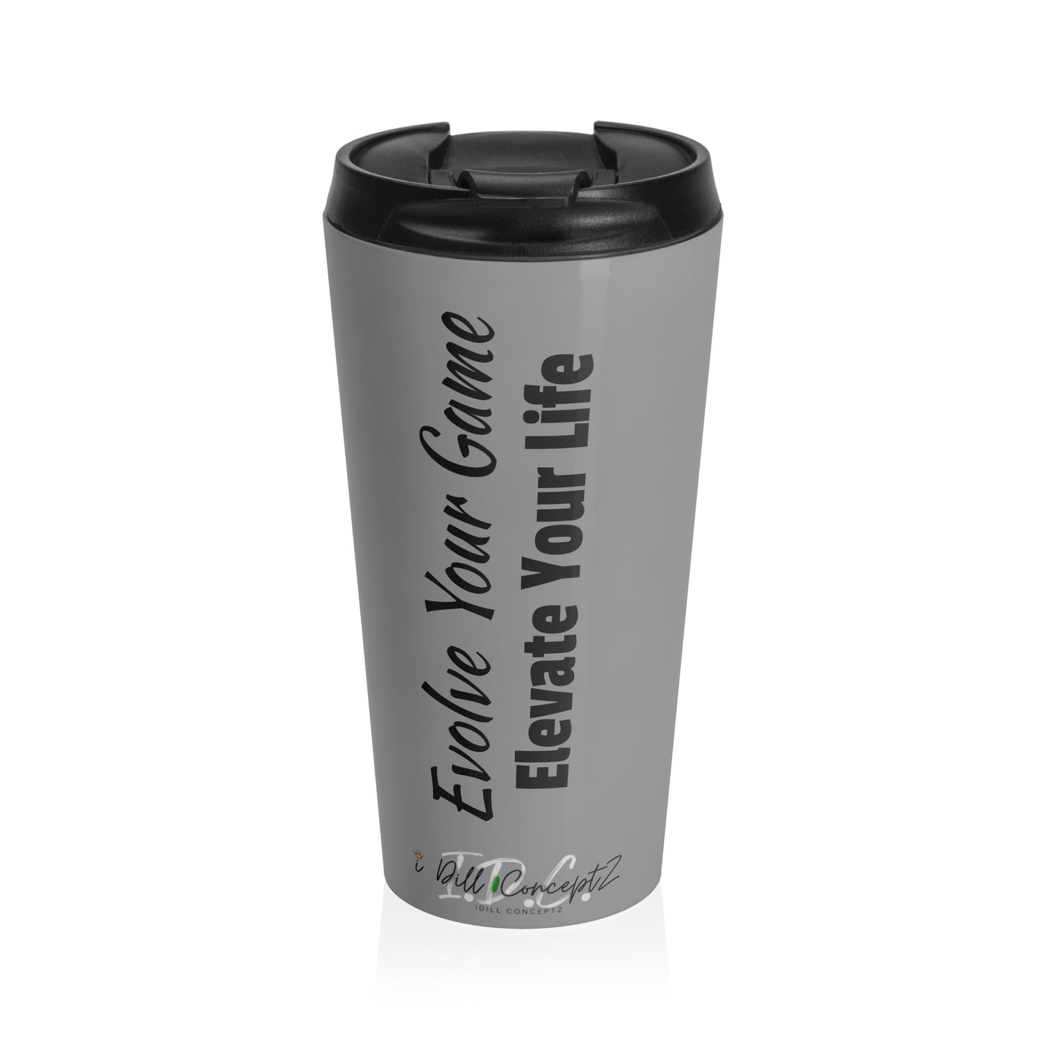 Pickleball Travel Mug - 'Evolve Your Game Elevate Your Life' Design