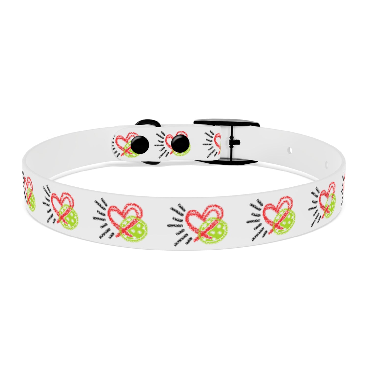 Dog Collar - Pickleball Love Unique Stand Out Design - Perfect for Pet Owners