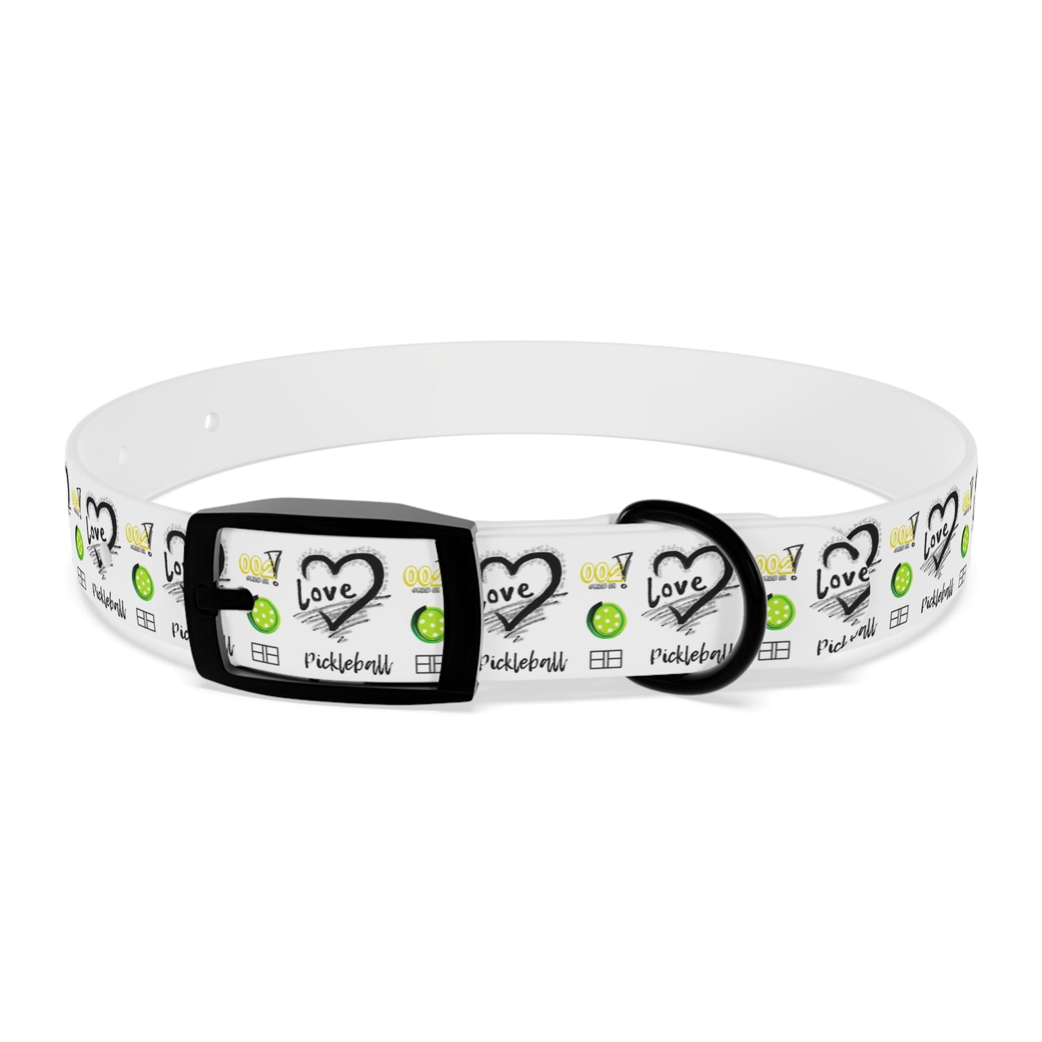 Dog Collar - Pickleball Love Unique Stand Out Design - Perfect for Pet Owners