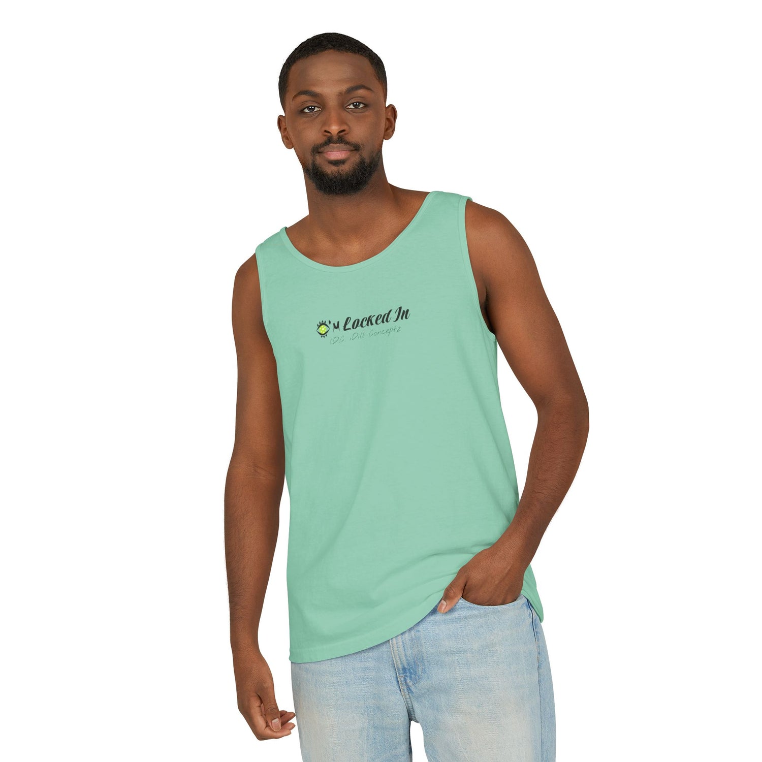 Unisex Muscle Tank Top - Pickleball I'm Locked In Design