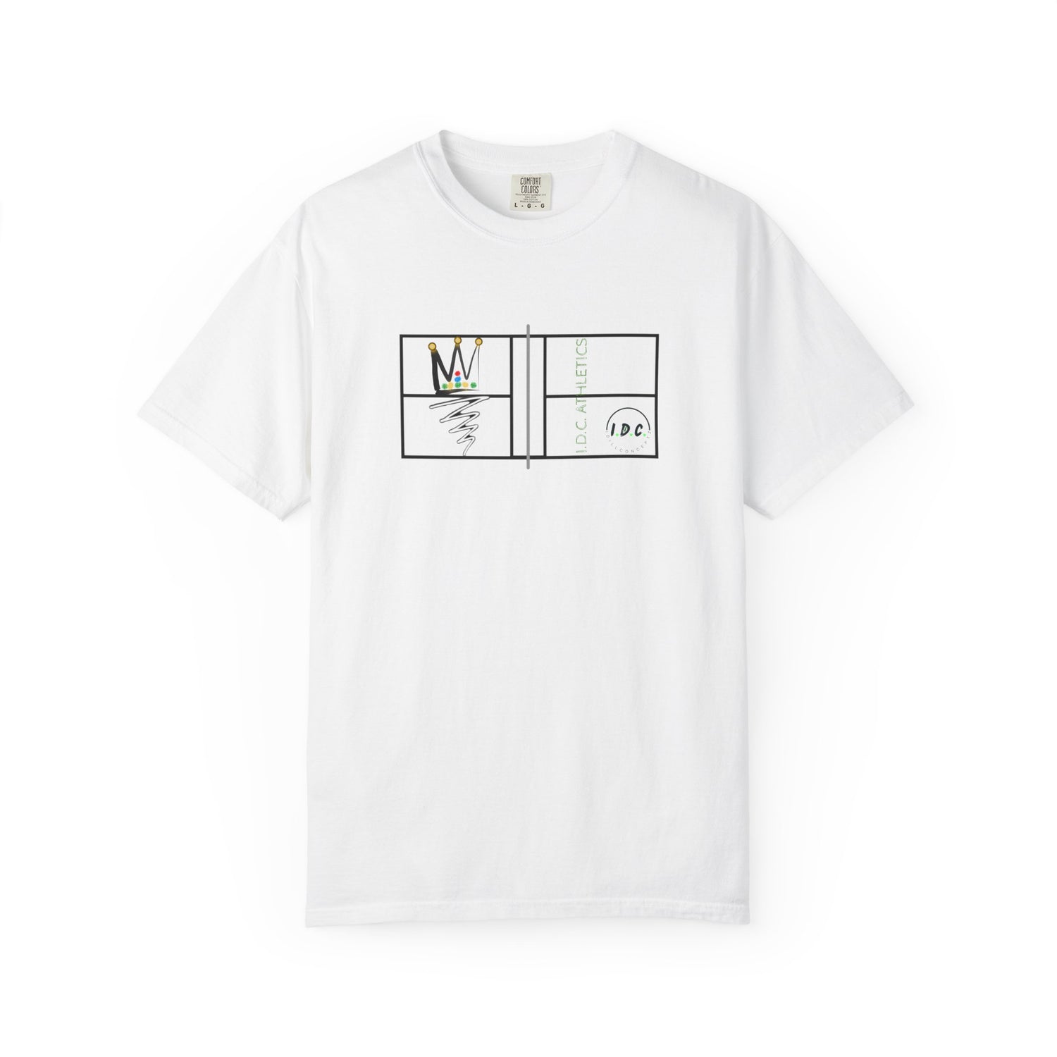 Pickleball King of the Court Design - Casual Graphic Tee for Men - Sports Lovers