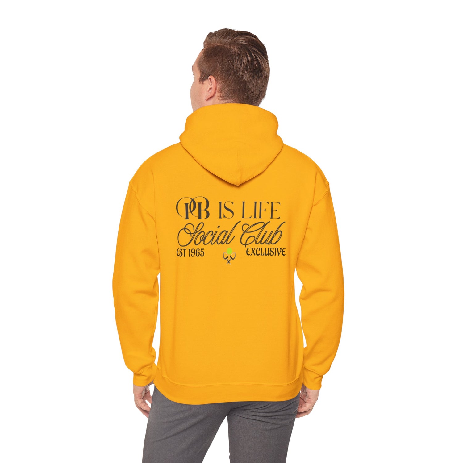 Men's Pickleball Hoodie - PB is Life Exclusive Design