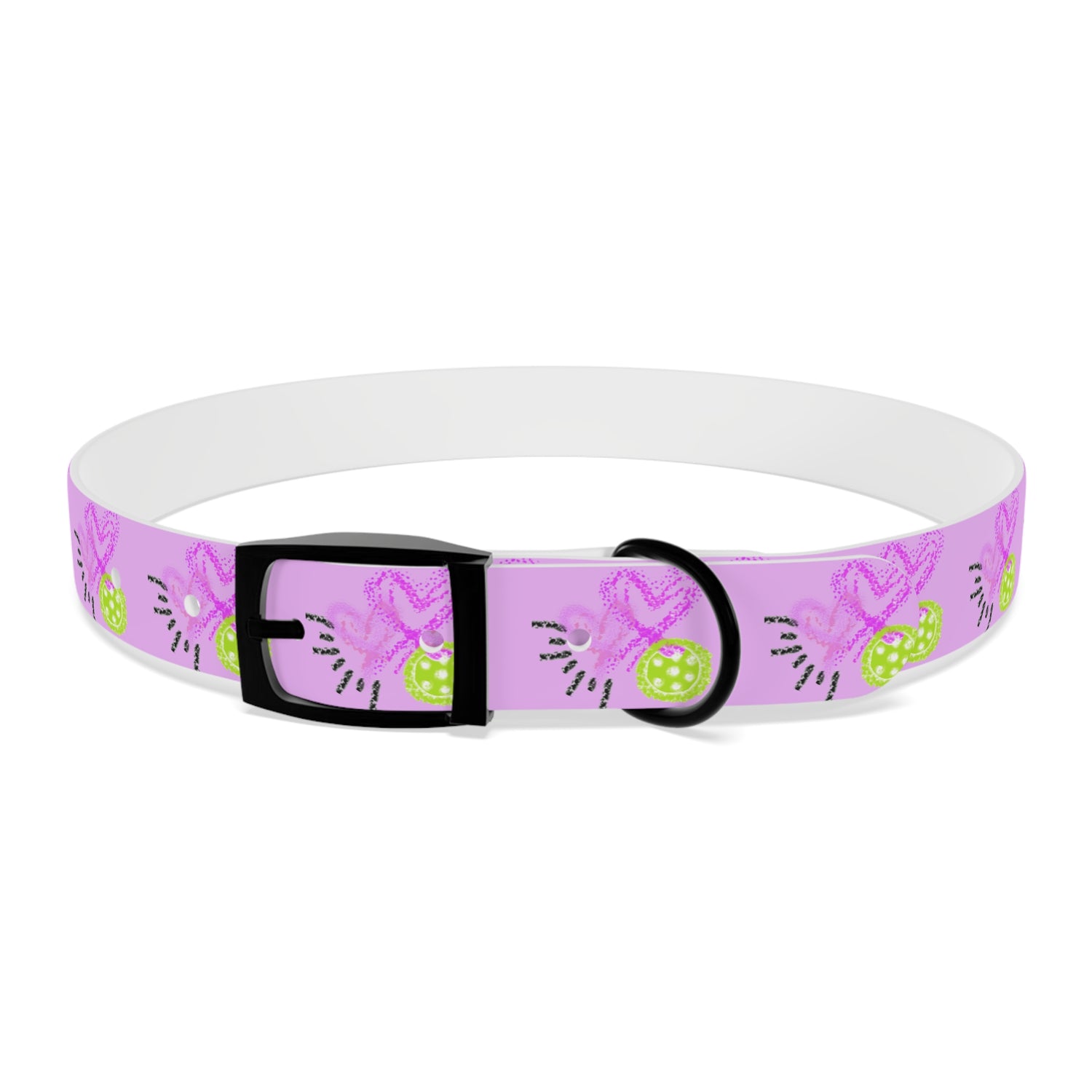 Dog Collar - Pickleball Love Unique Stand Out Design - Perfect for Pet Owners