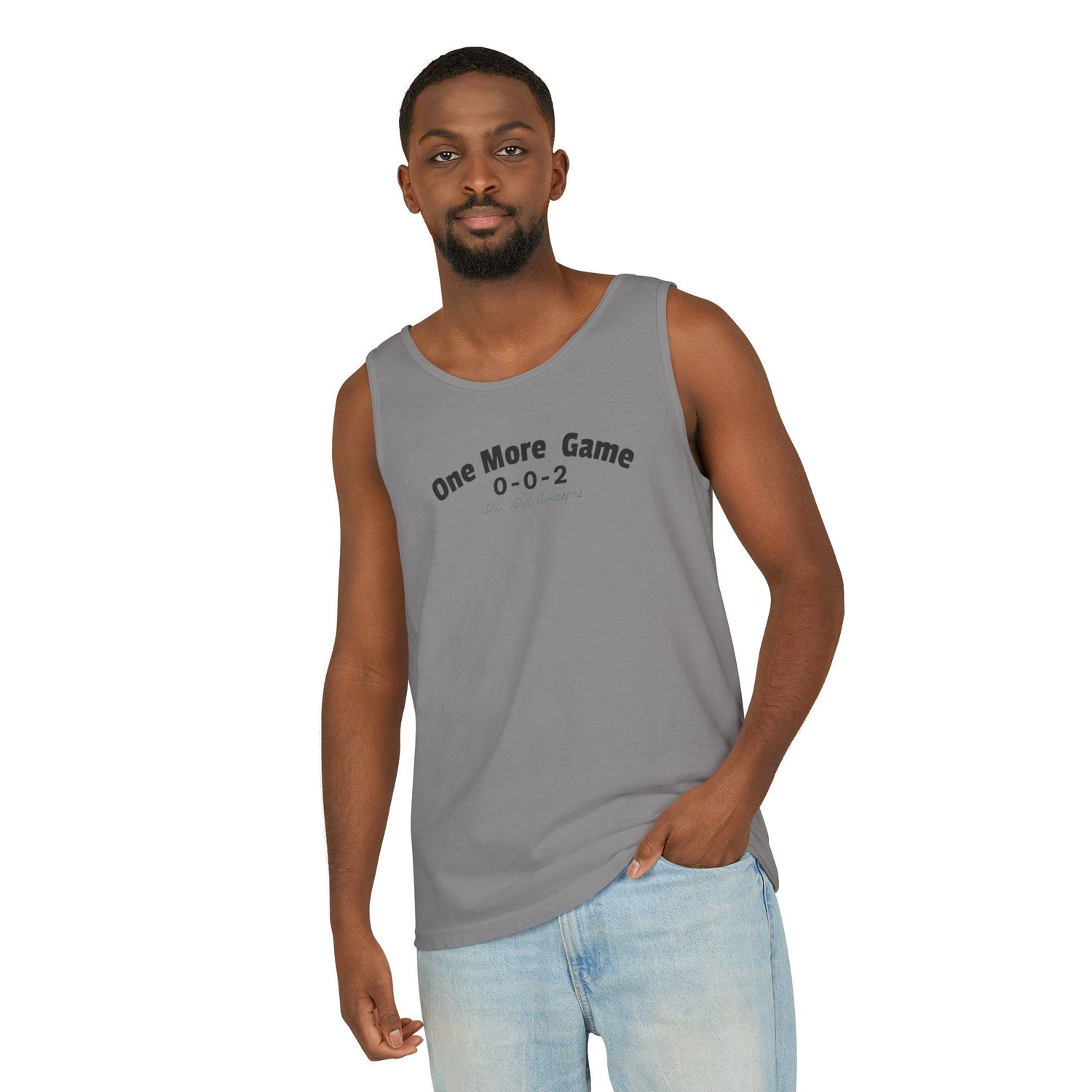 Unisex Pickleball Tank Top - 002 One More Game Design