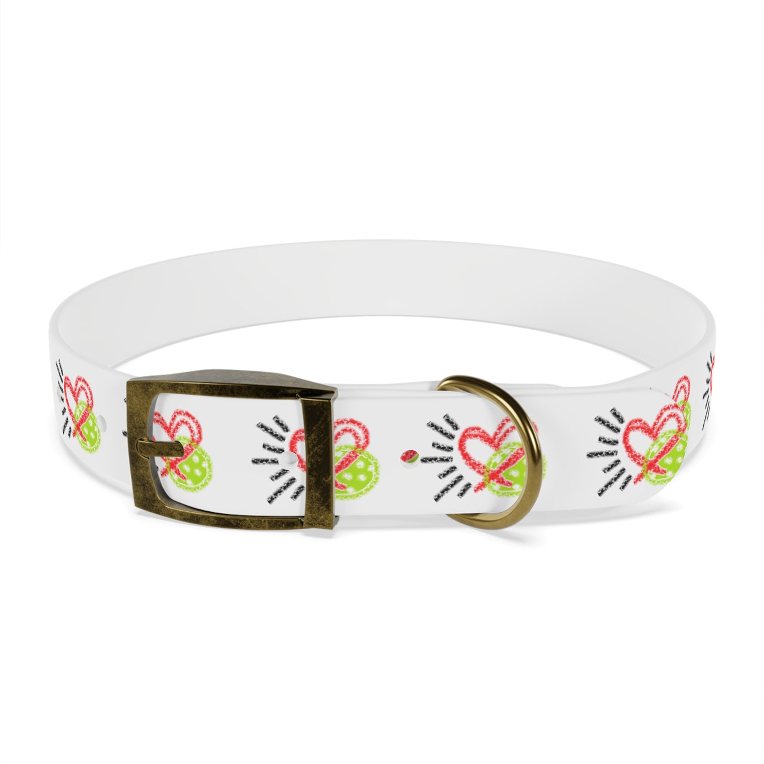 Dog Collar - Pickleball Love Unique Stand Out Design - Perfect for Pet Owners