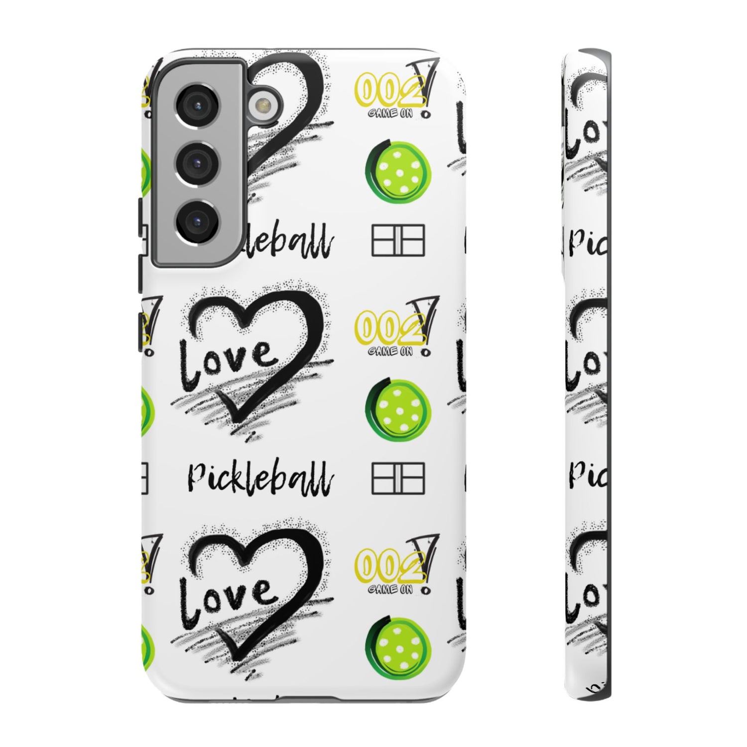 Pickleball Love Tough Android Samsung Phone Case - Fun & Durable Sport Accessory