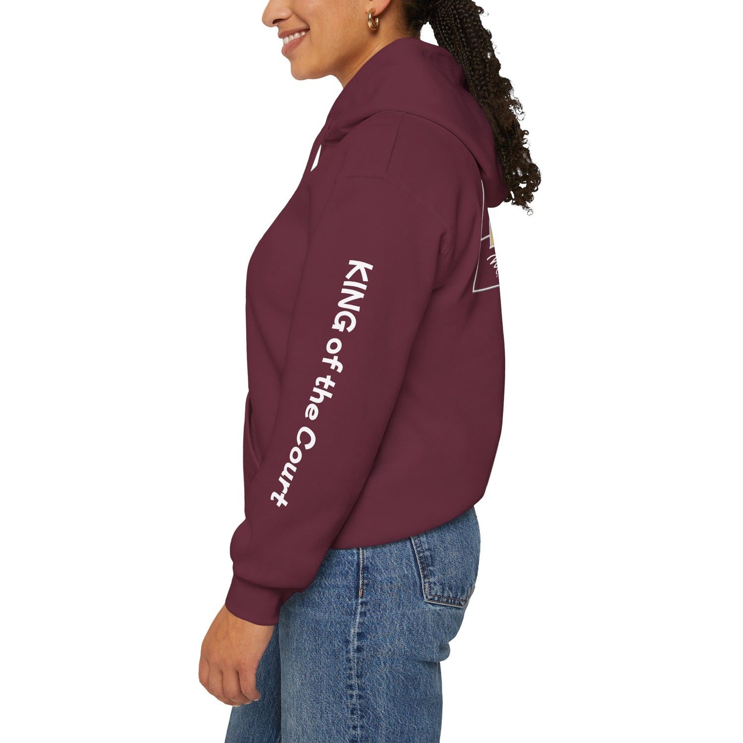 Pickleball Hoodie - King of the Court Design - Men's Sweatshirt