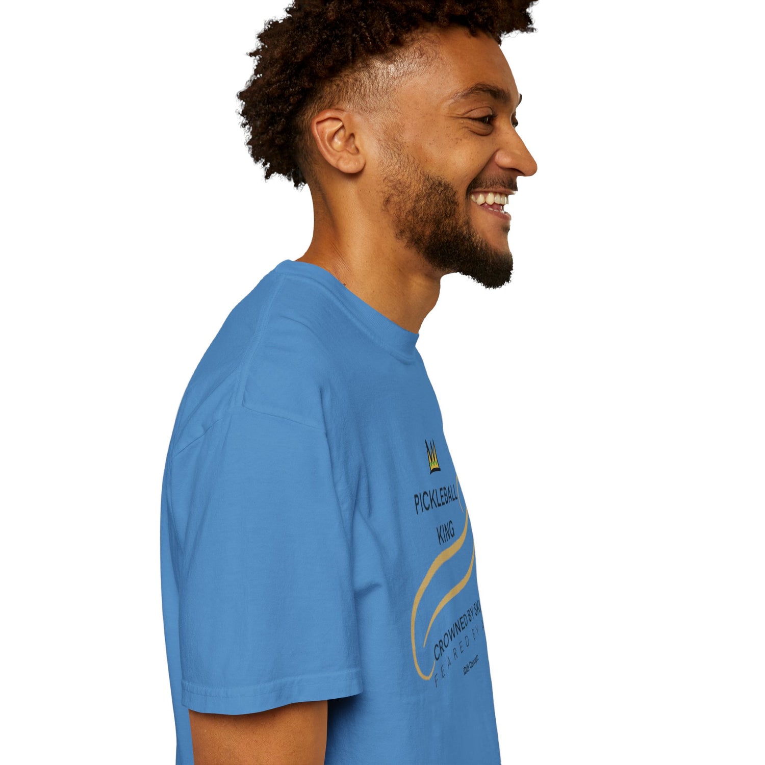 King of the Court Pickleball T-Shirt Apparel - Casual Graphic Tee for Men - Sports Lovers