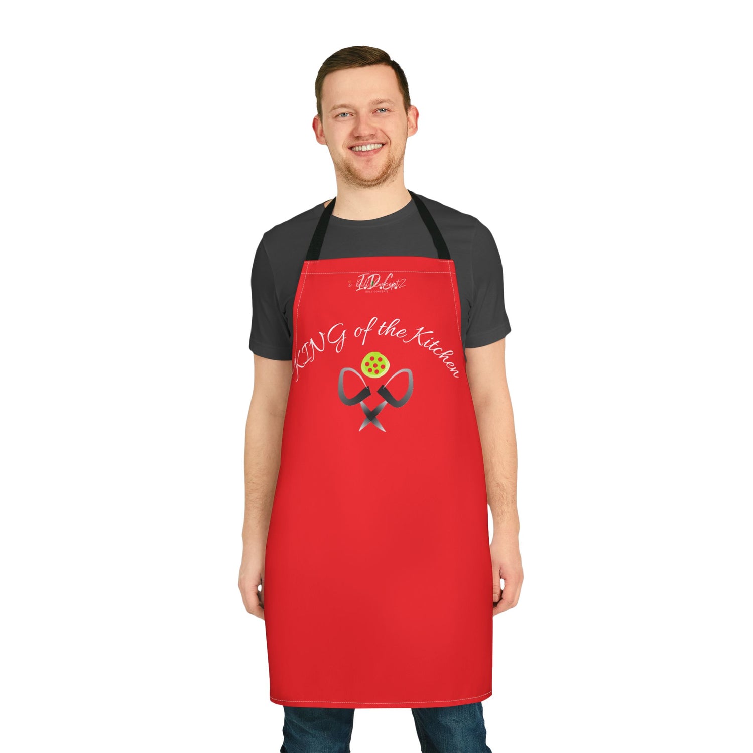 Apron - Pickleball King of the Kitchen Design - Gift for Cooking Enthusiast
