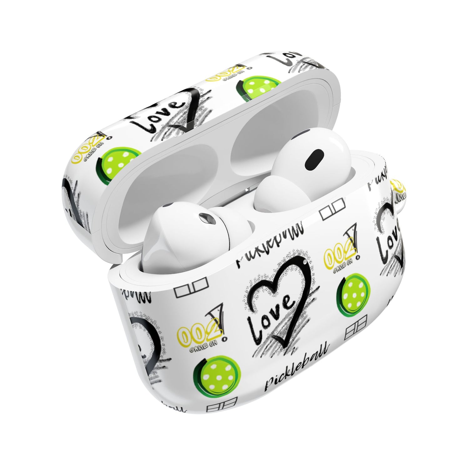 AirPod Cases - Pickleball Enthusiast Gift with Unique LOVE Design
