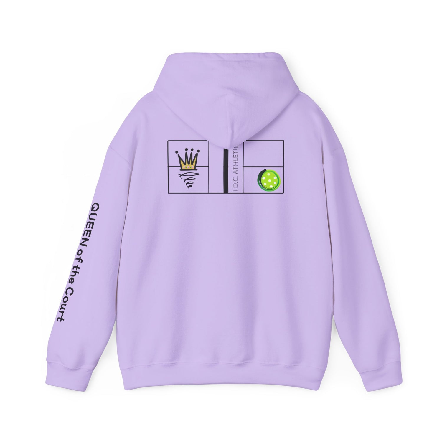 Pickleball Hoodie - Queen of the Court Design - Women's Sweatshirt