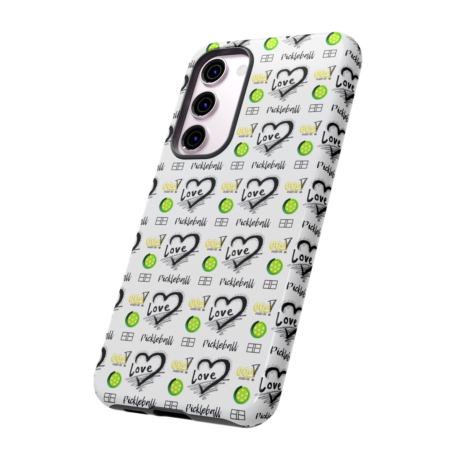 Pickleball Love Tough Android Samsung Phone Case - Fun & Durable Sport Accessory