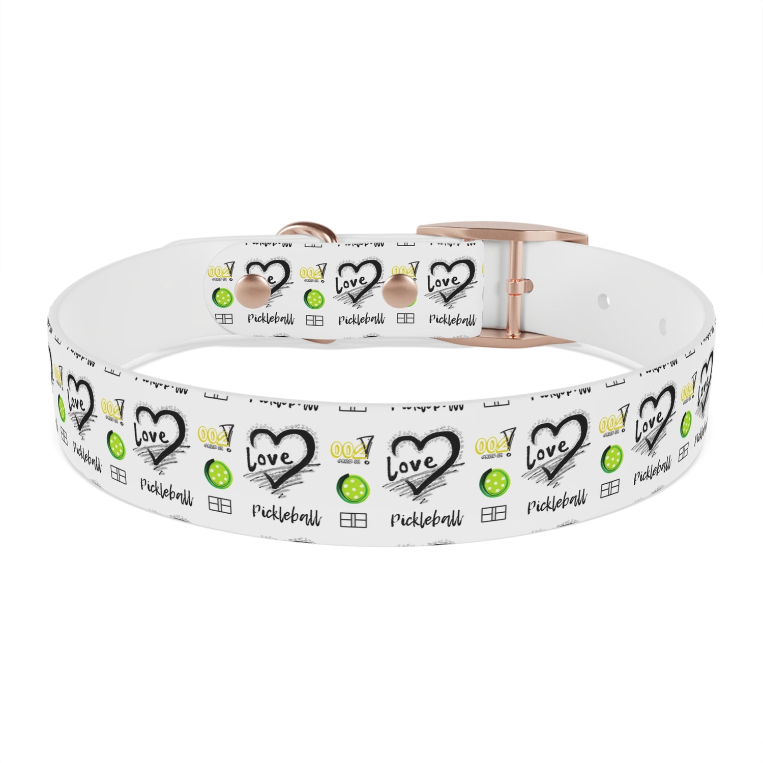 Dog Collar - Pickleball Love Unique Stand Out Design - Perfect for Pet Owners