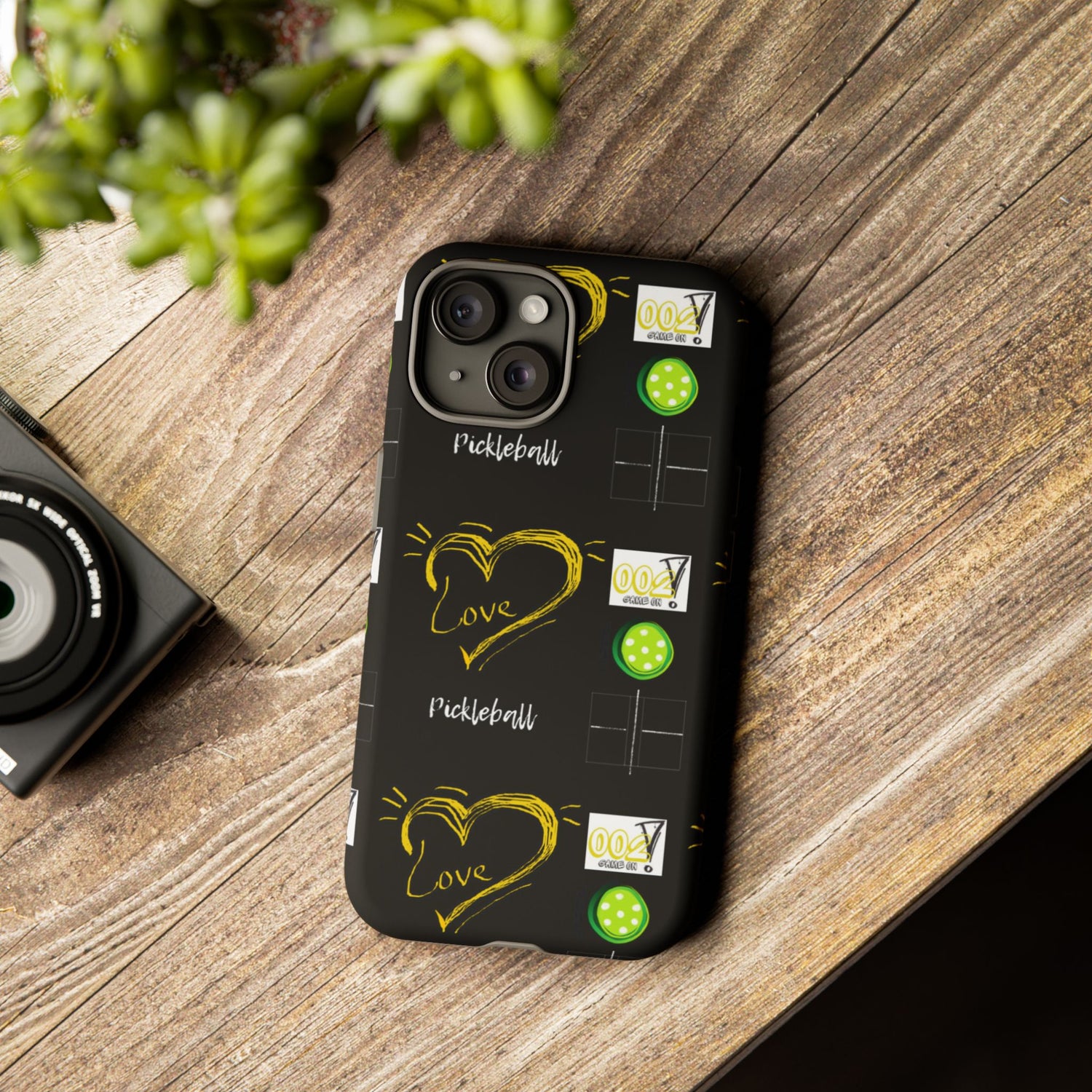 Pickleball Love Tough iPhone Case - Fun & Durable Sport Accessory