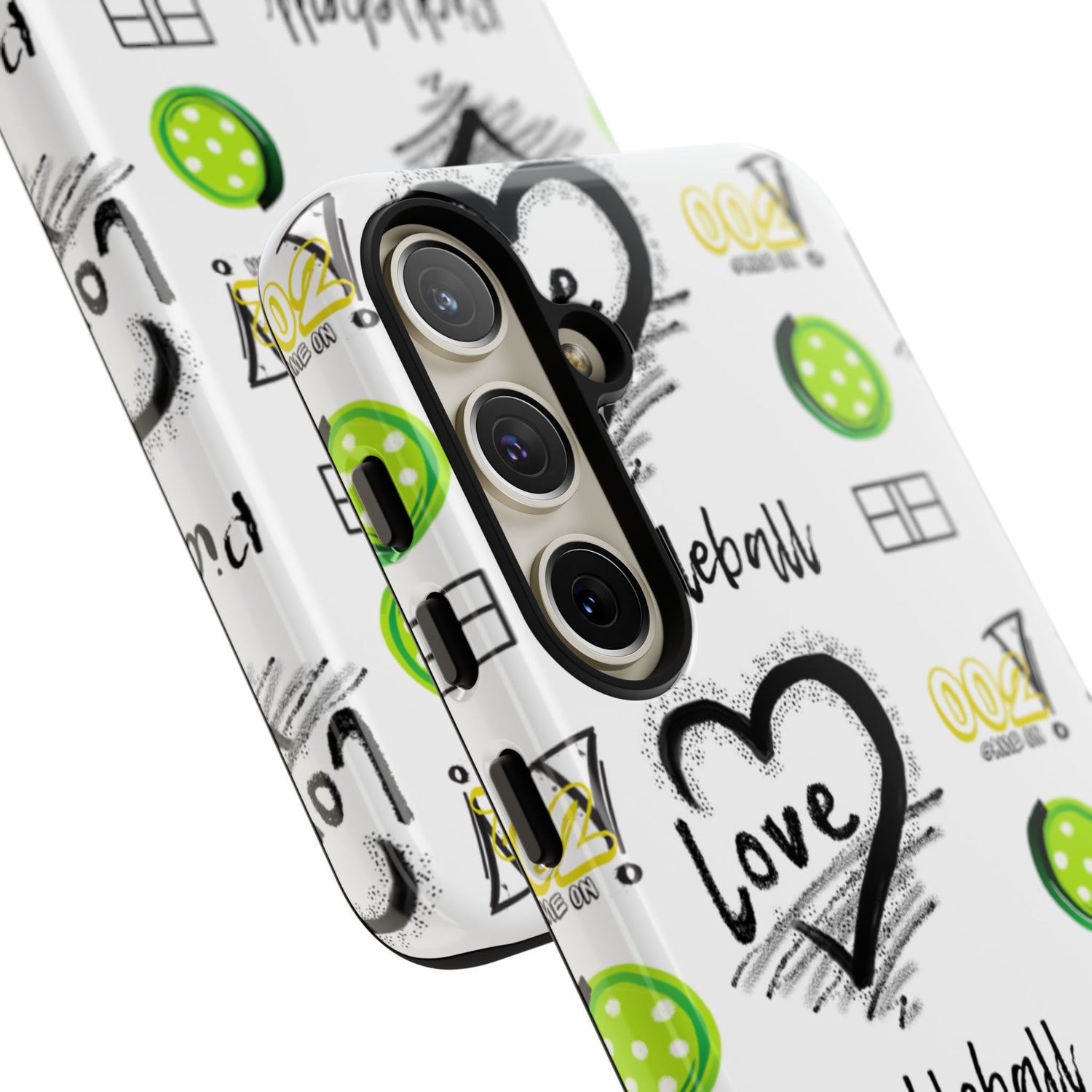Pickleball Love Tough Android Samsung Phone Case - Fun & Durable Sport Accessory