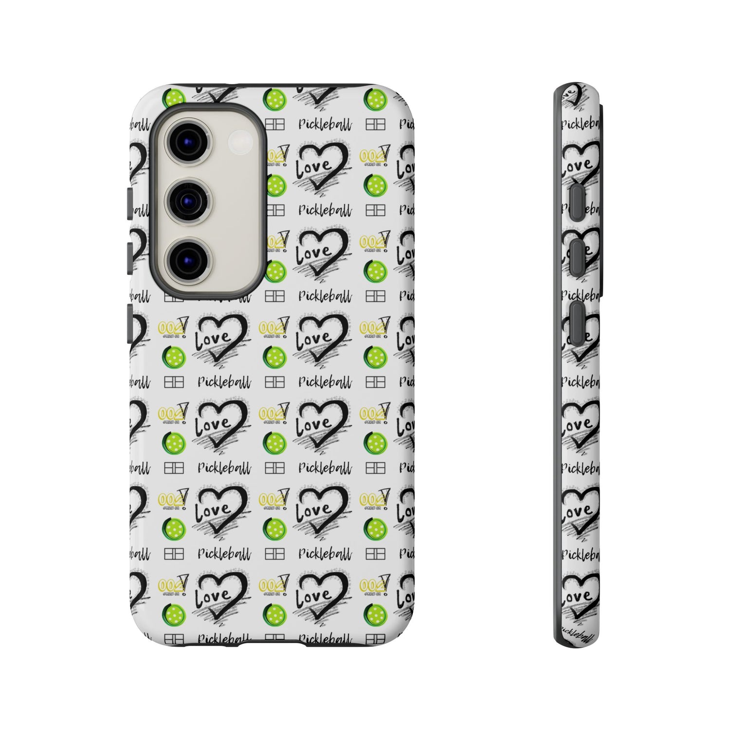 Pickleball Love Tough Android Samsung Phone Case - Fun & Durable Sport Accessory