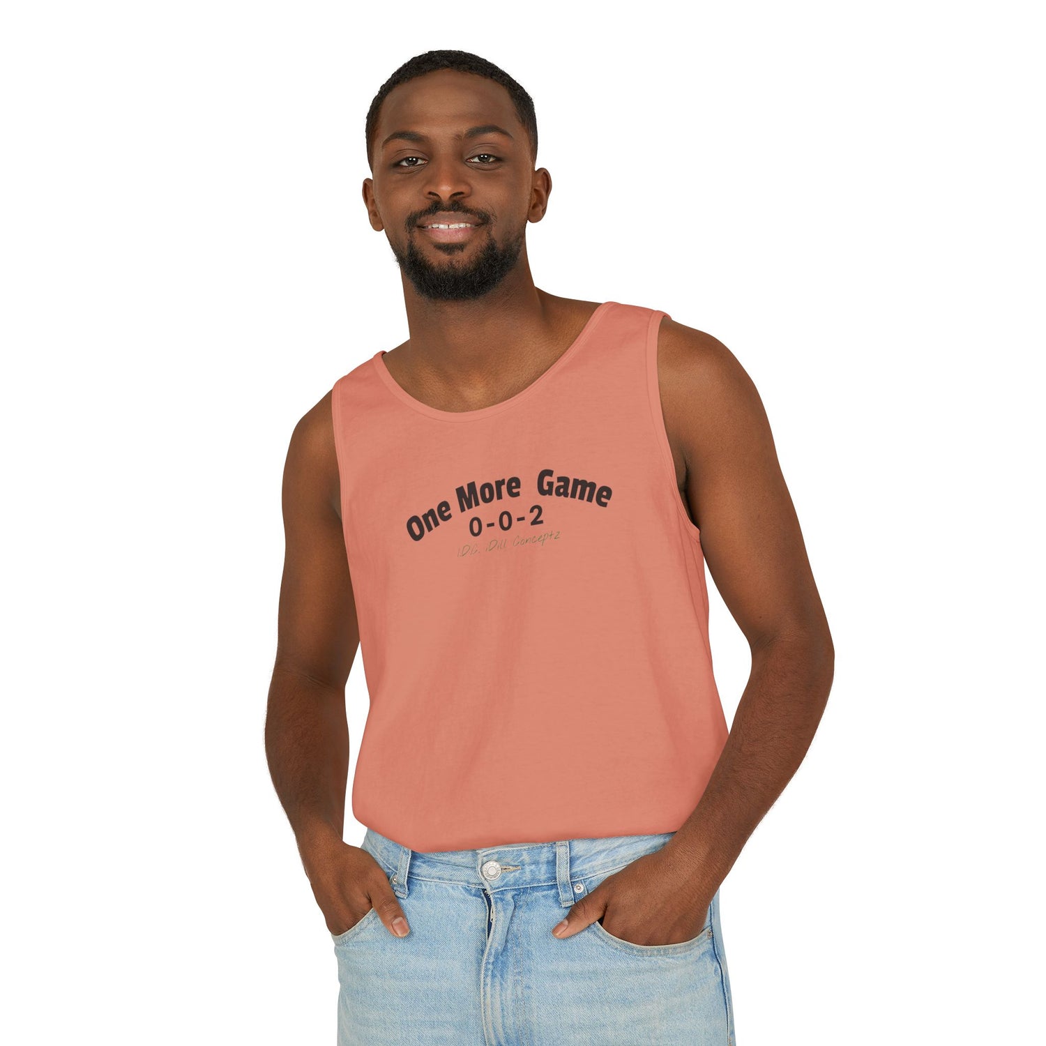 Unisex Pickleball Tank Top - 002 One More Game Design