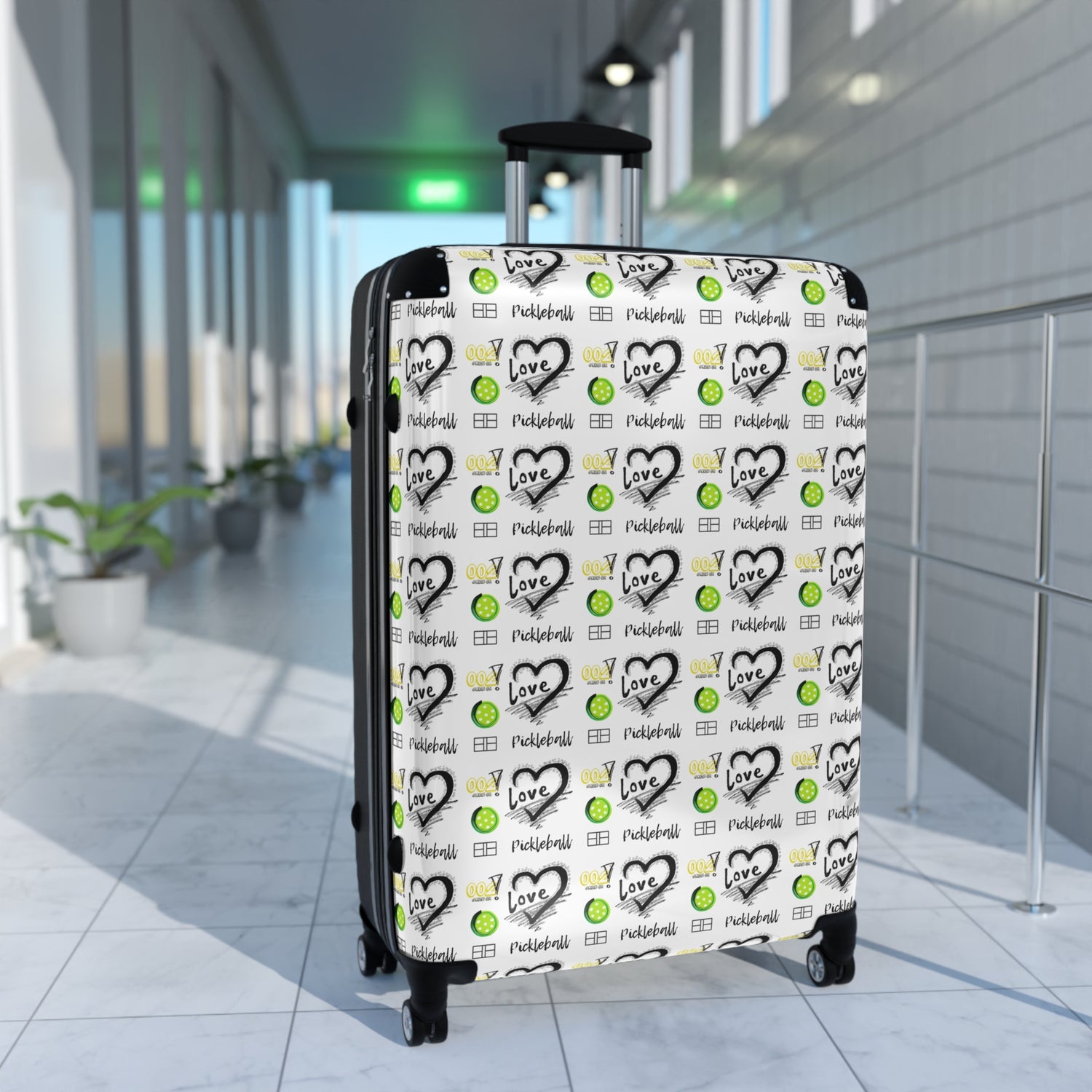 Suitcase - Pickleball Love Design for Travel Enthusiasts