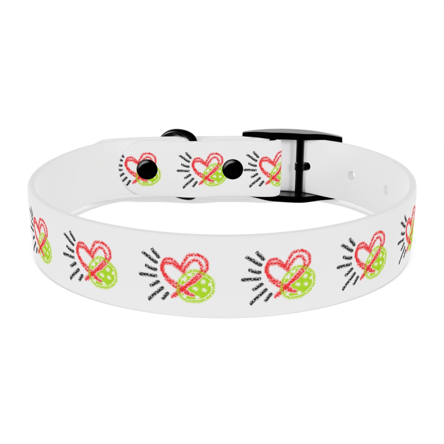 Dog Collar - Pickleball Love Unique Stand Out Design - Perfect for Pet Owners