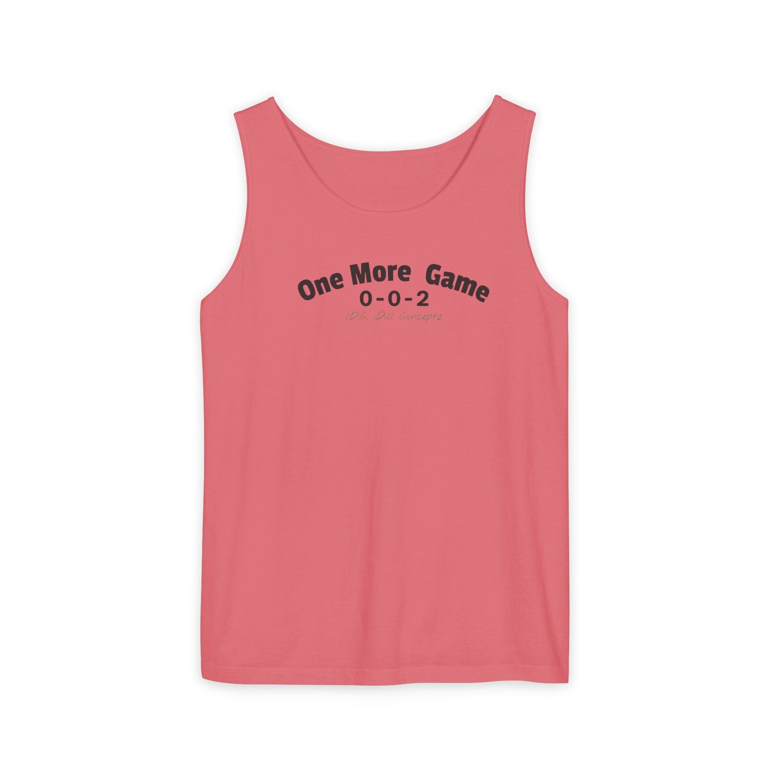 Unisex Pickleball Tank Top - 002 One More Game Design