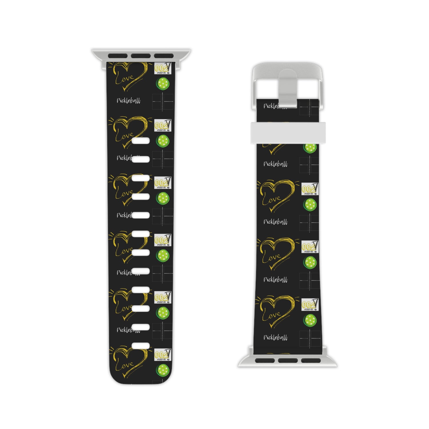 Pickleball Watch Band - LOVE Pickleball Design